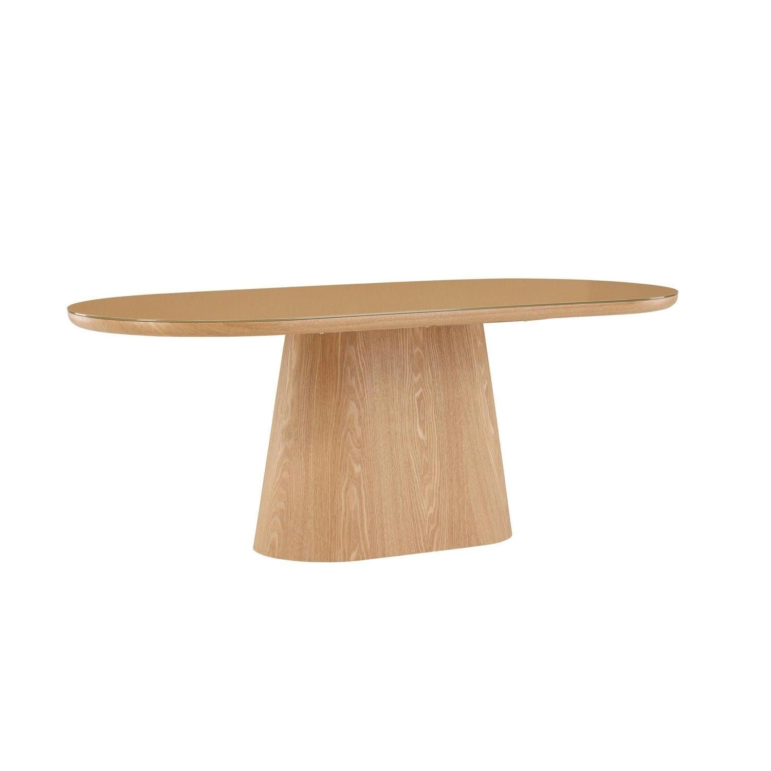 Esstisch Castor Oval 200x90cm - Natur-Esstisch Oval-Venture Home-le canapé