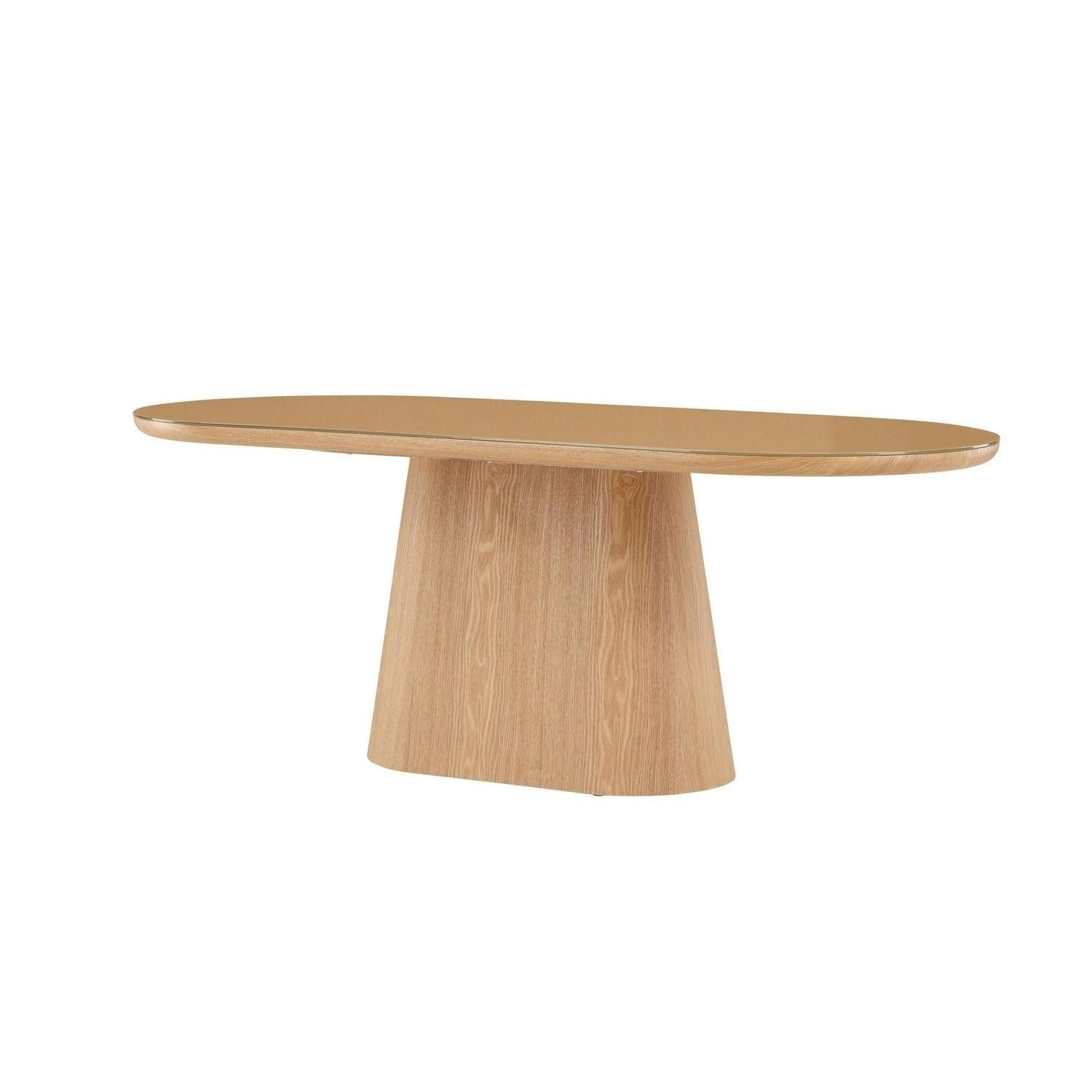 Esstisch Castor Oval 200x90cm - Natur-Esstische Oval-Venture Home-le canapé