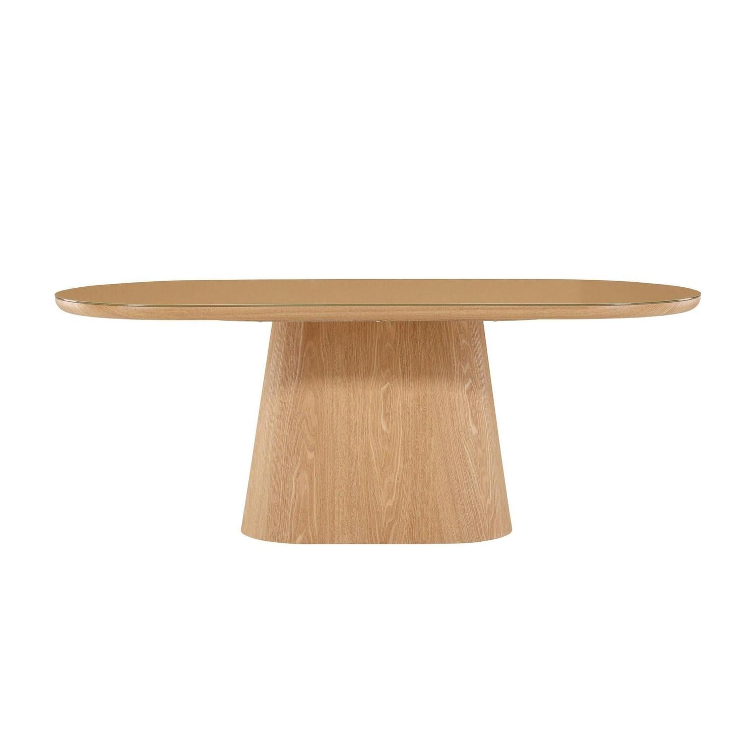 Esstisch Castor Oval 200x90cm - Natur-Esstische Oval-Venture Home-le canapé