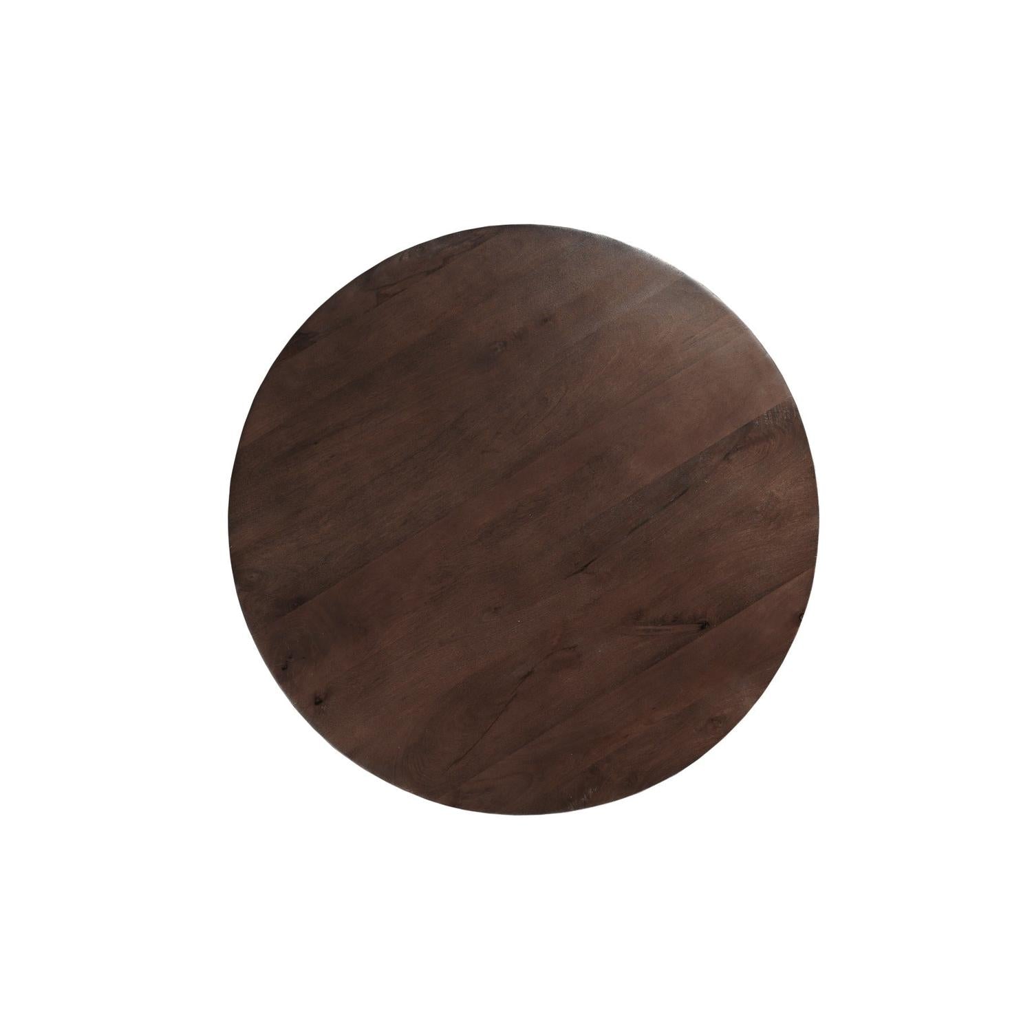 Esstisch Clubs Ø130cm - Dunkelbraun-Esstische Rund-Livingfurn-le canapé