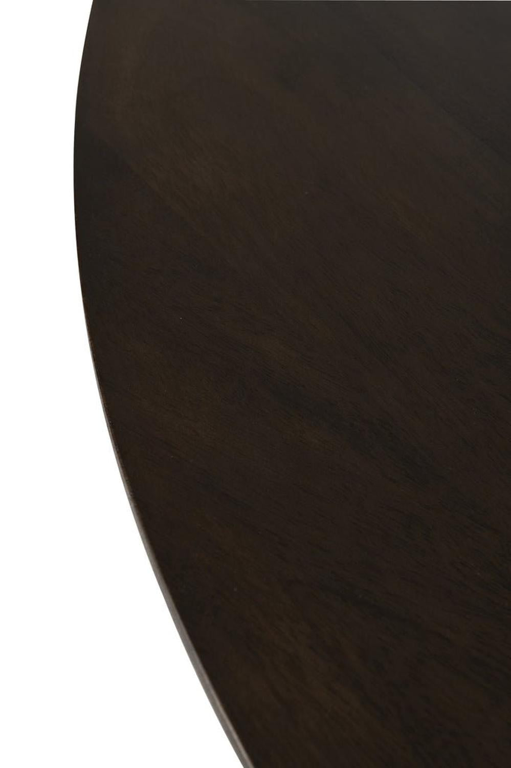 Esstisch Connie aus Mangoholz 110cm - Dunkelbraun5400924209520Esstisch Rund