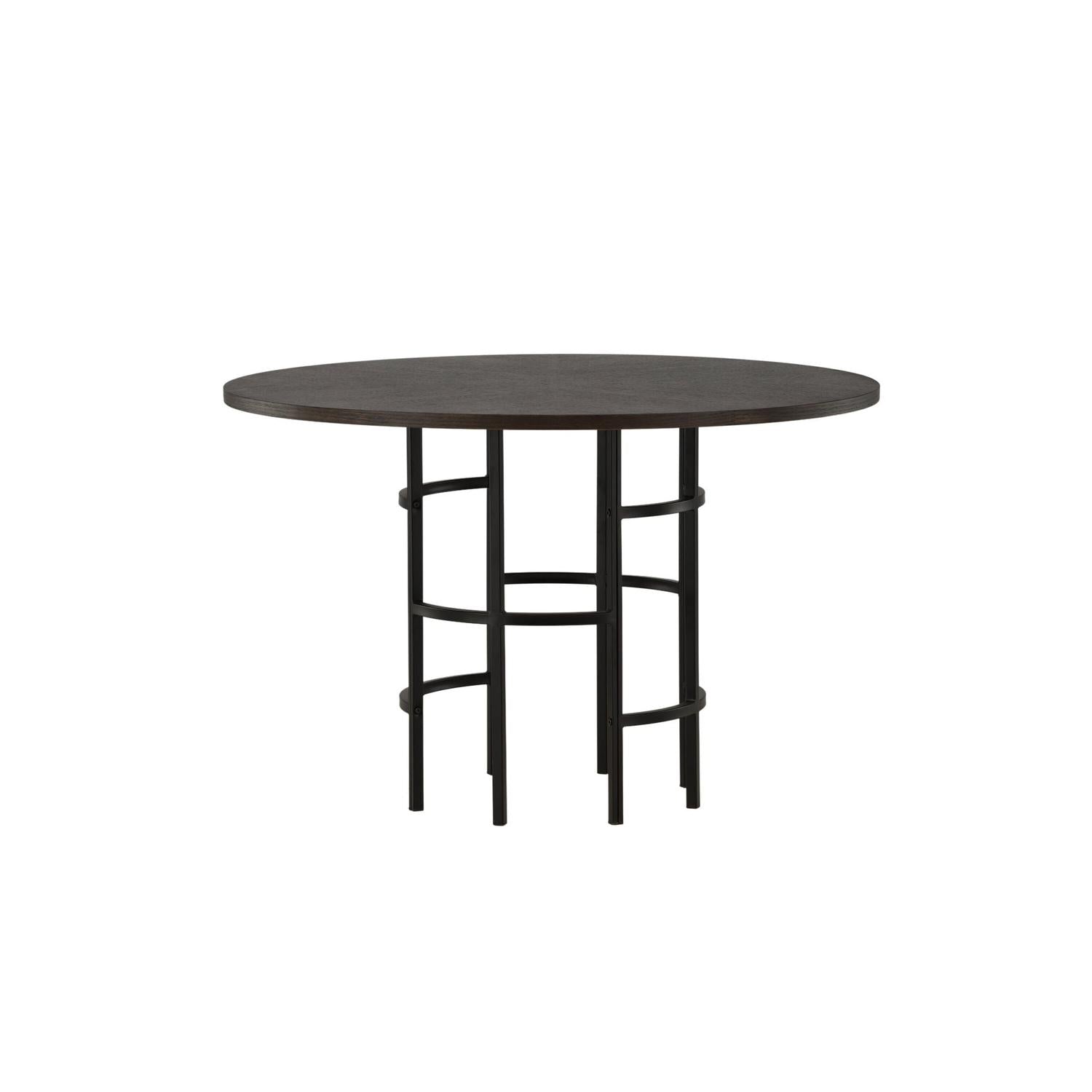 Esstisch Copenhagen Ø115cm - Mokka-Esstisch Rund-Venture Home-le canapé