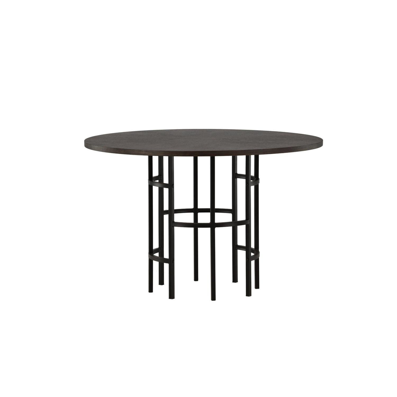 Esstisch Copenhagen Ø115cm - Mokka-Esstisch Rund-Venture Home-le canapé