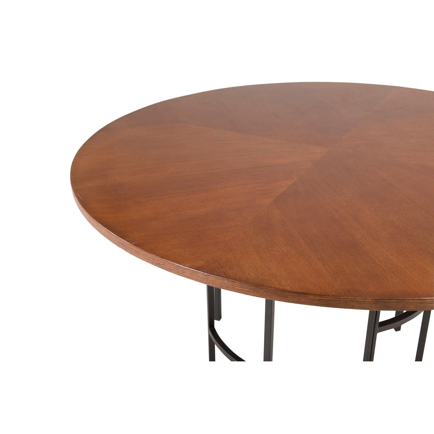 Esstisch Copenhagen Ø140cm - Braun-Esstische Rund-Venture Home-le canapé