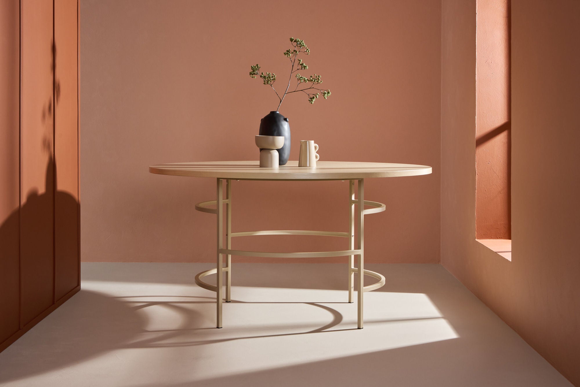 Esstisch Copenhagen Ø140cm - Cremeweiß-Esstische Rund-Venture Home-le canapé