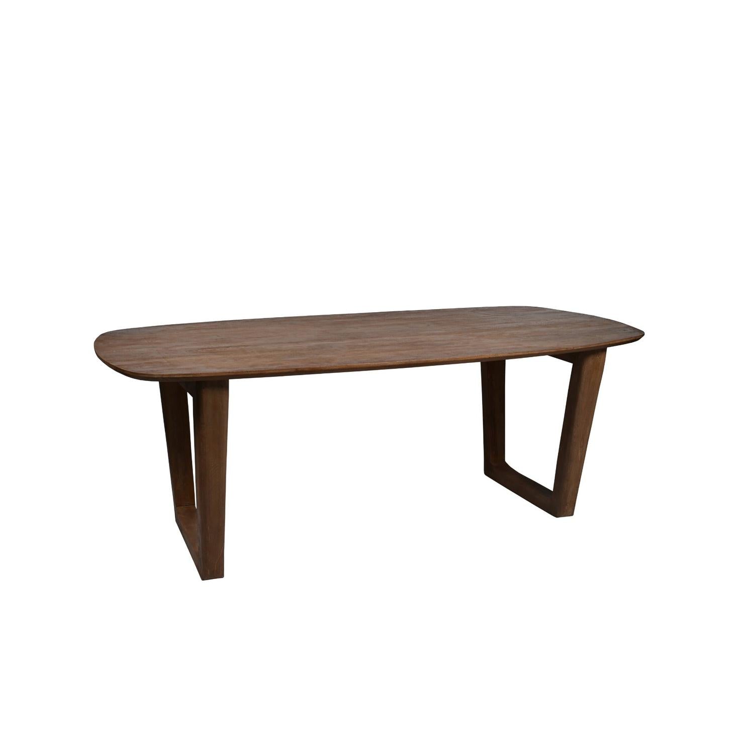 Esstisch Cortez aus Mangoholz 200cm - Dunkelbraun-Esstische Rechteckig-Livingfurn-le canapé