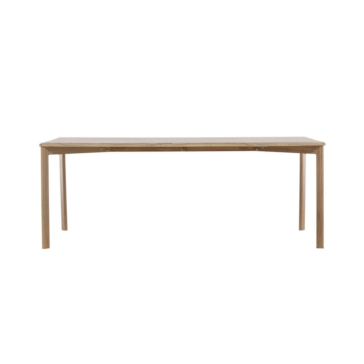 Esstisch Damon 200*90cm - Hellbraun-Esstisch Rechteckig-Venture Home-le canapé