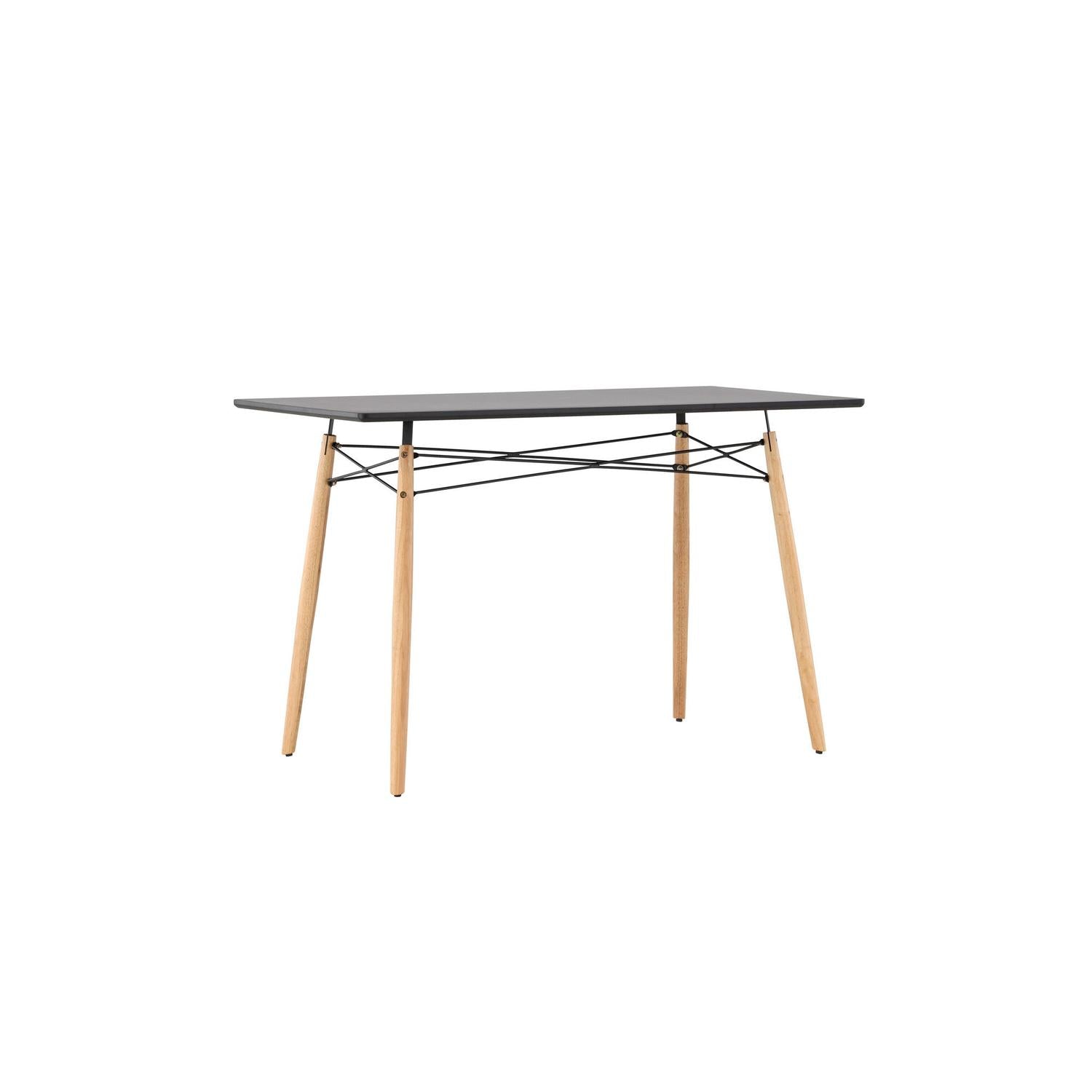 Esstisch Danburi Rechteckig 120*60cm - Schwarz-Esstische Rechteckig-Venture Home-le canapé