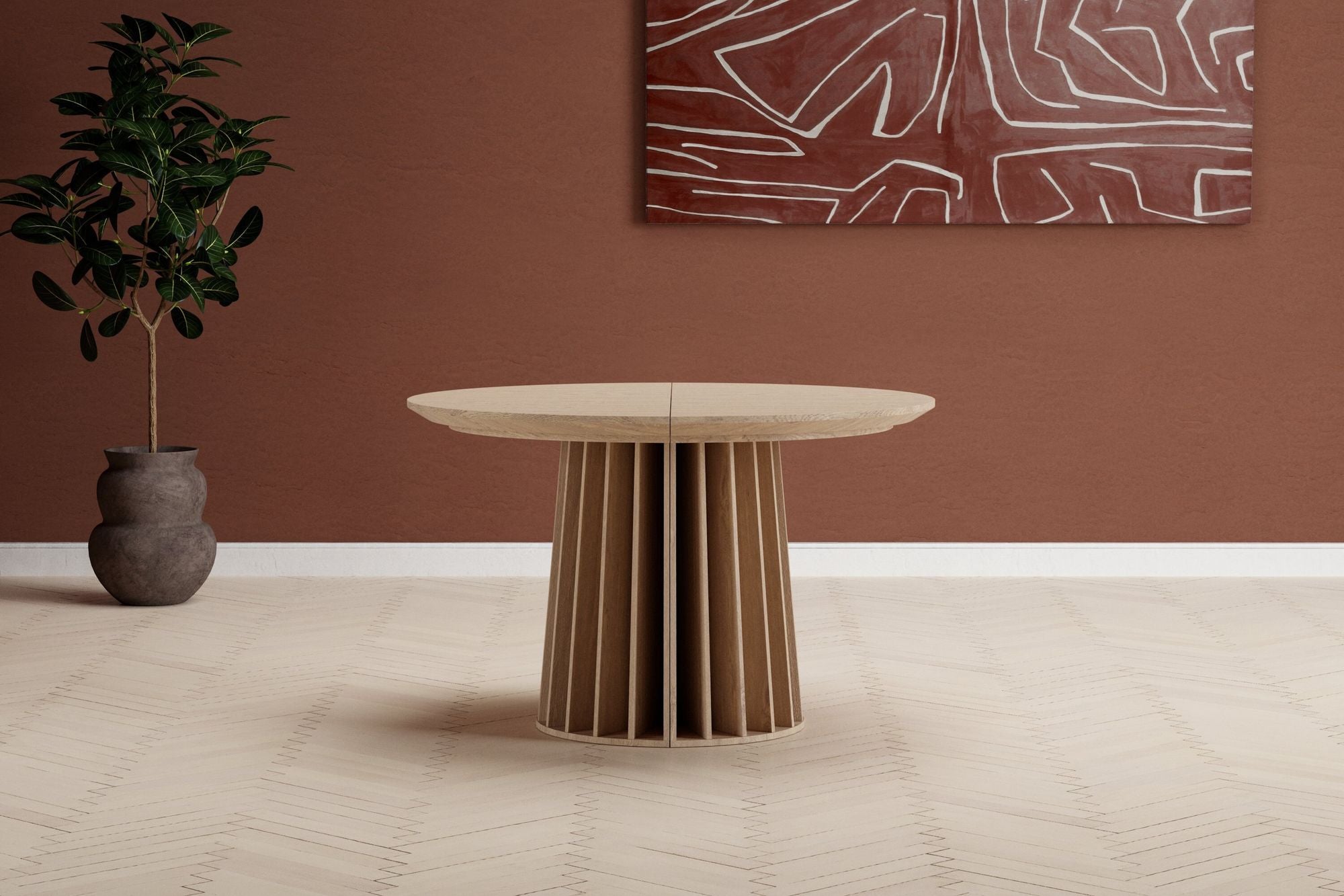 Esstisch Dope ausziehbar 120-210cm - Hellbraun-Esstisch ausziehbar-Venture Home-le canapé