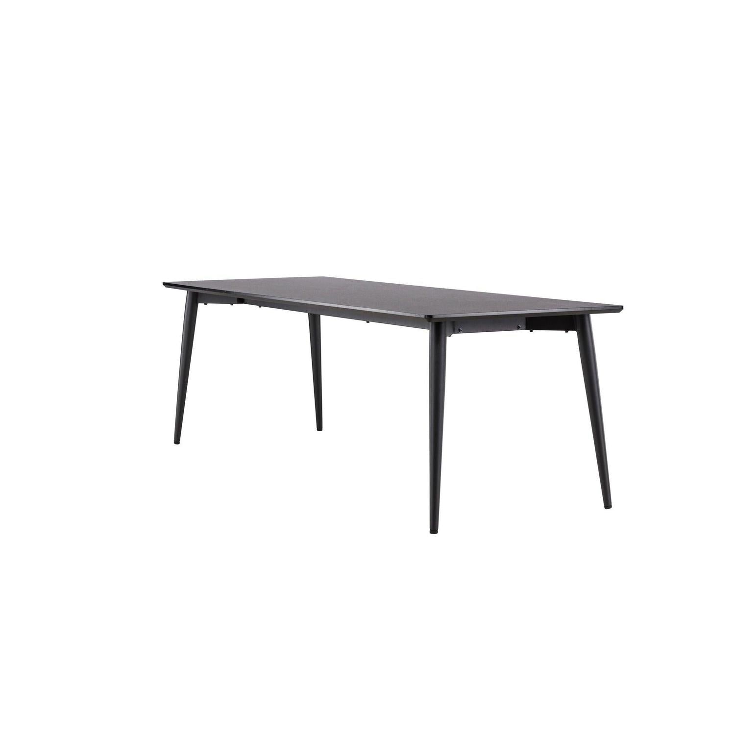 Esstisch Ellis 230*85cm - Schwarz-Esstisch Rechteckig-Venture Home-le canapé