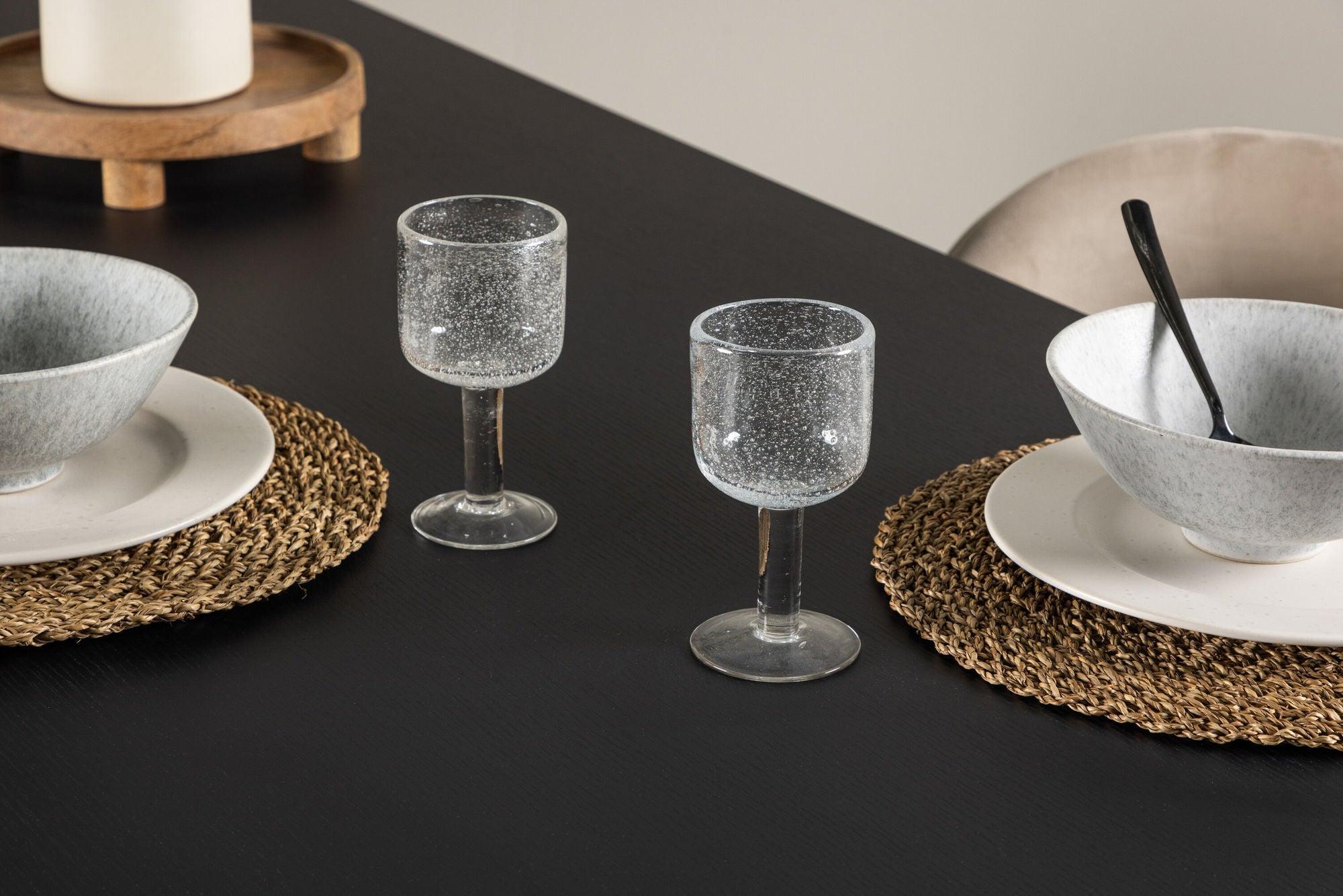 Esstisch Ellis 230*85cm - Schwarz-Esstisch Rechteckig-Venture Home-le canapé