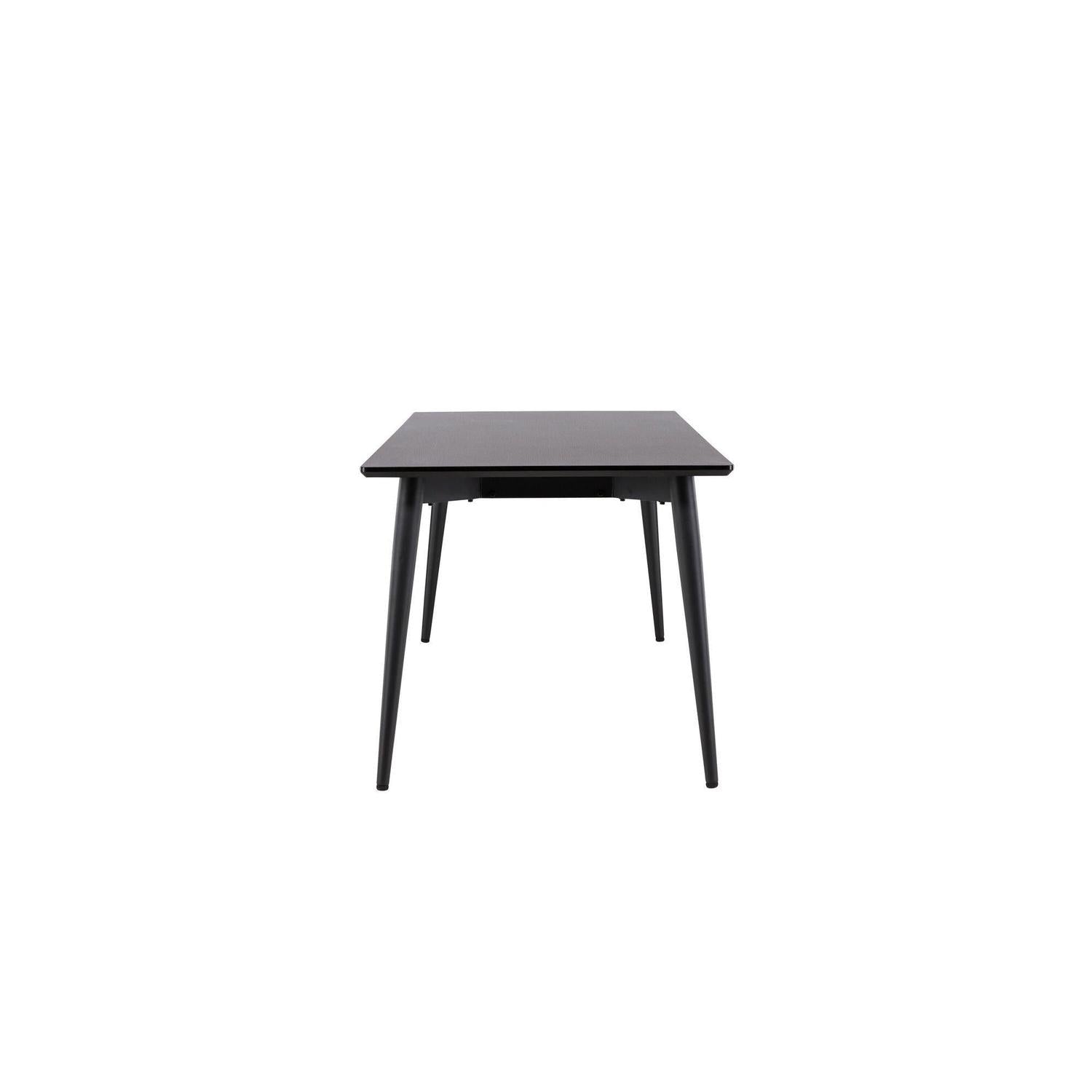 Esstisch Ellis 230*85cm - Schwarz-Esstisch Rechteckig-Venture Home-le canapé