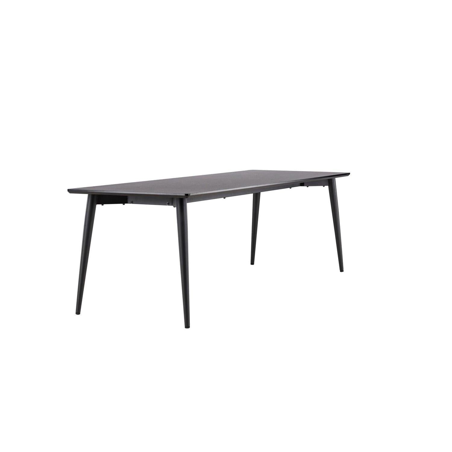 Esstisch Ellis 230*85cm - Schwarz-Esstisch Rechteckig-Venture Home-le canapé
