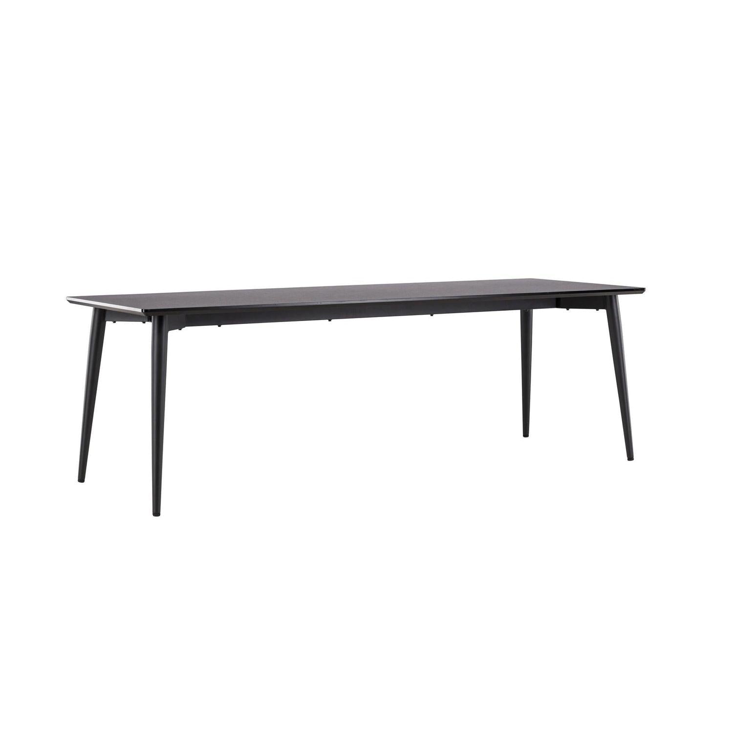 Esstisch Ellis 230*85cm - Schwarz-Esstisch Rechteckig-Venture Home-le canapé