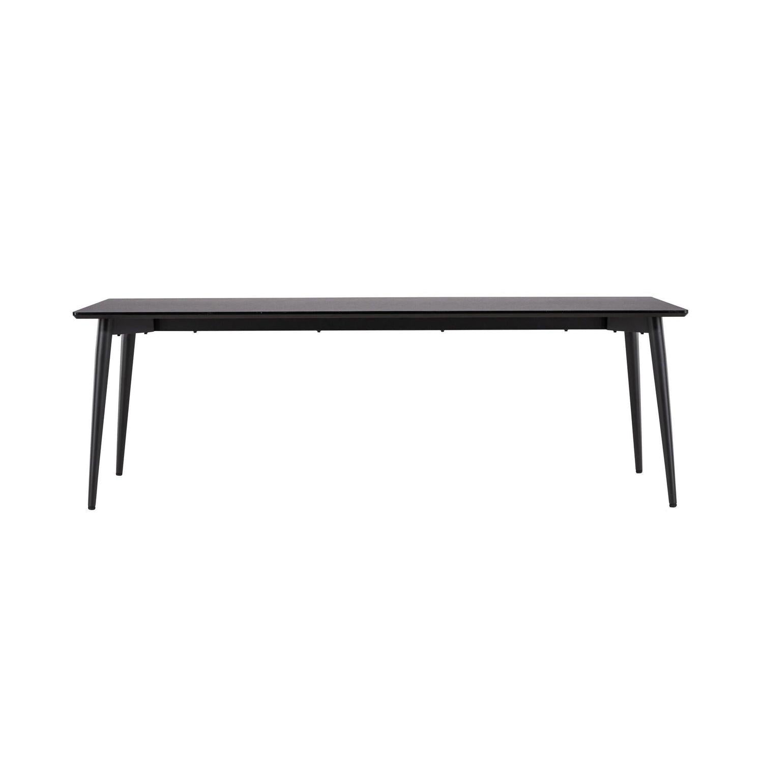 Esstisch Ellis 230*85cm - Schwarz-Esstisch Rechteckig-Venture Home-le canapé