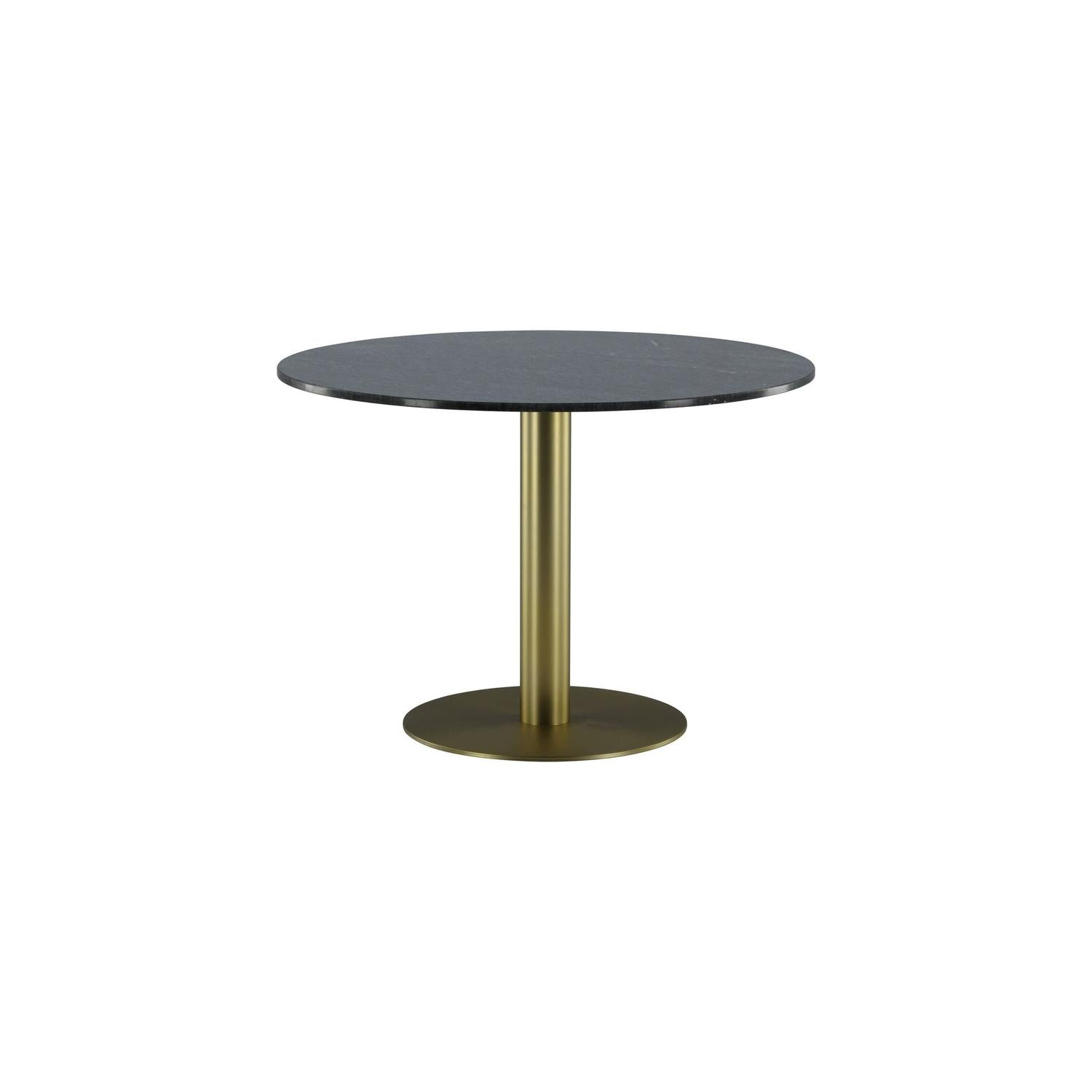 Esstisch Estelle Ø106cm - Dunkelgrau Marmor-Esstisch Rund-Venture Home-le canapé