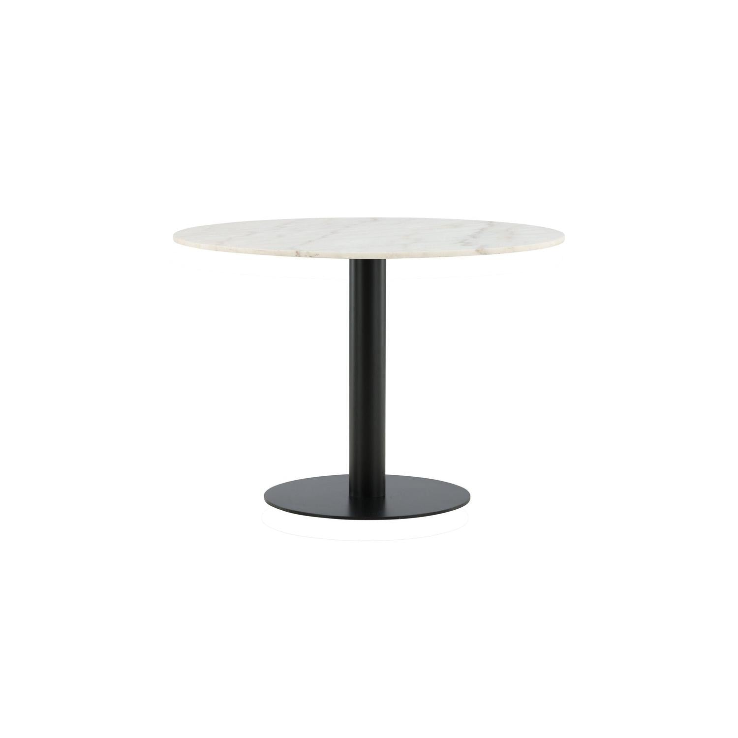 Esstisch Estelle Ø106cm - Weiß Marmor-Esstische Rund-Venture Home-le canapé