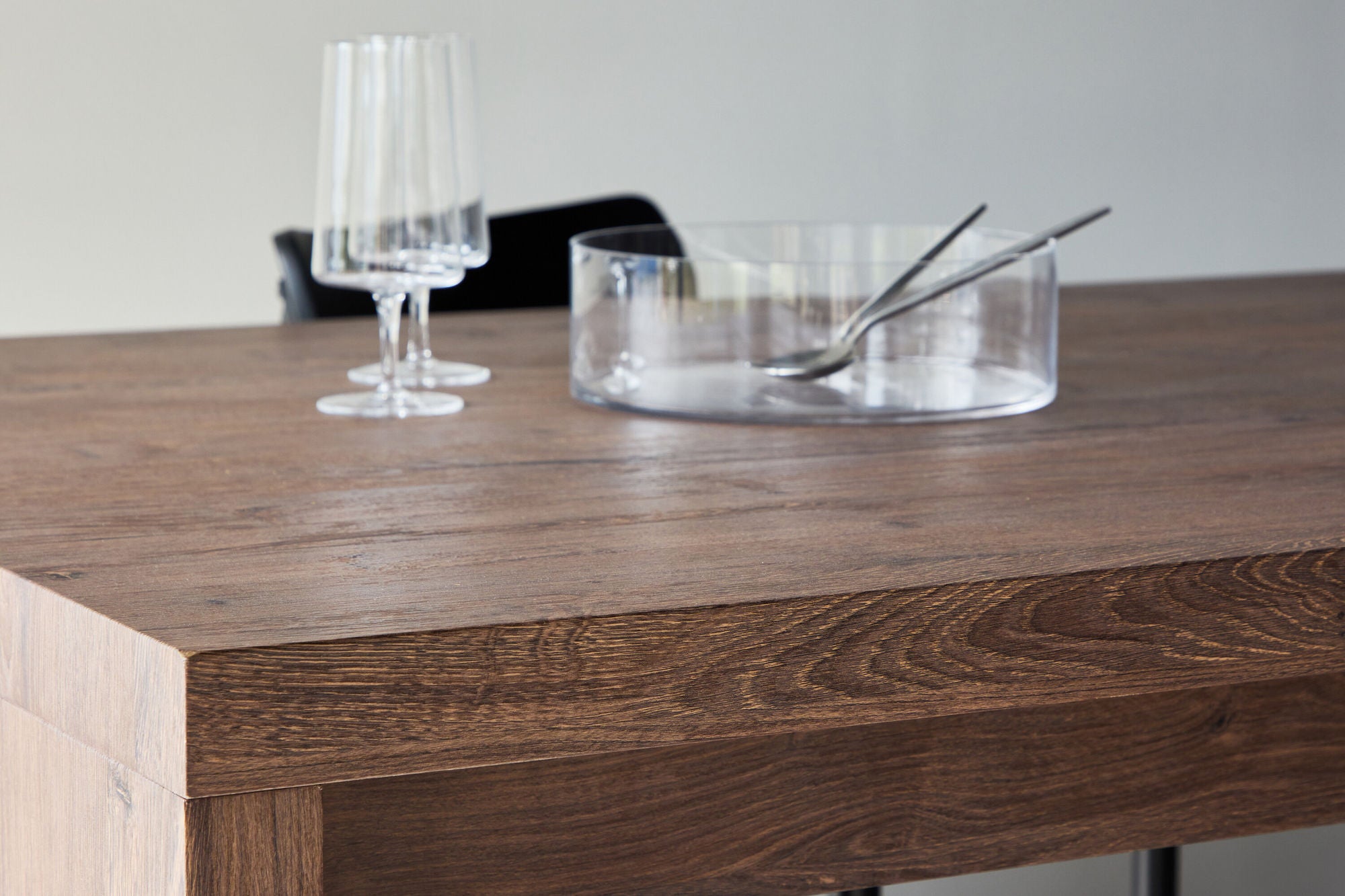Esstisch Evone 200cm - Dunkelbraun-Esstisch Rechteckig-Venture Home-le canapé