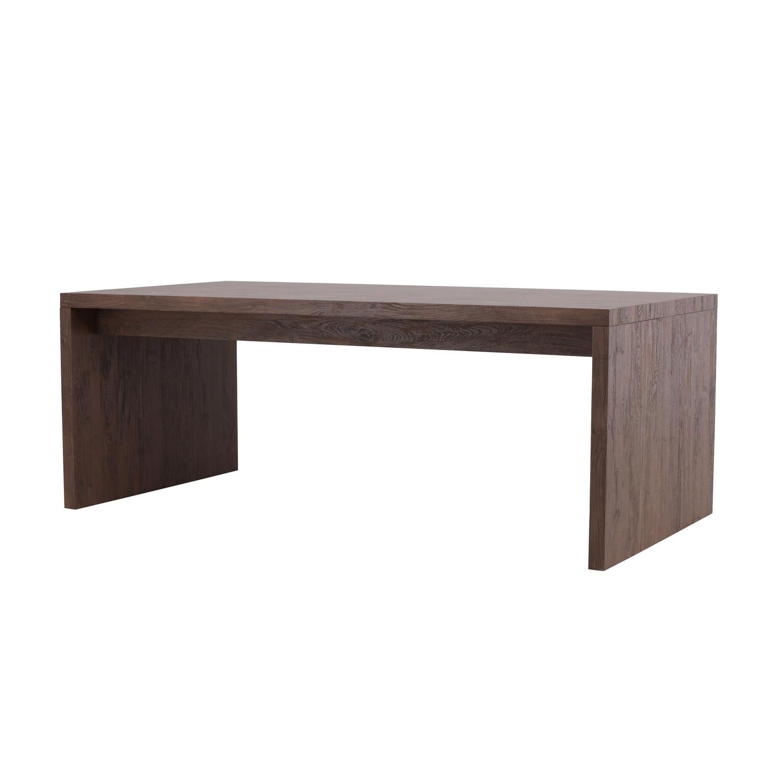 Esstisch Evone 200cm - Dunkelbraun-Esstische Rechteckig-Venture Home-le canapé