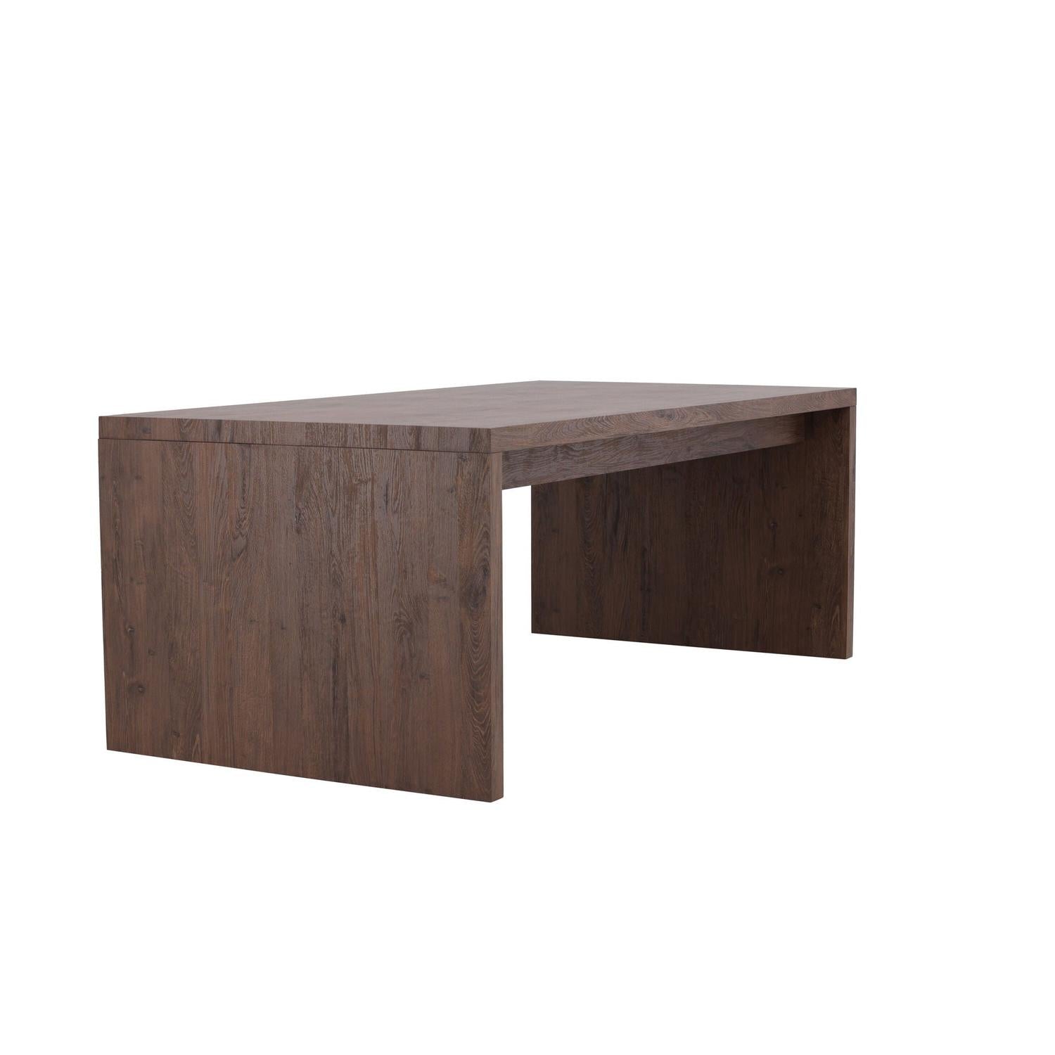 Esstisch Evone 200cm - Dunkelbraun-Esstische Rechteckig-Venture Home-le canapé