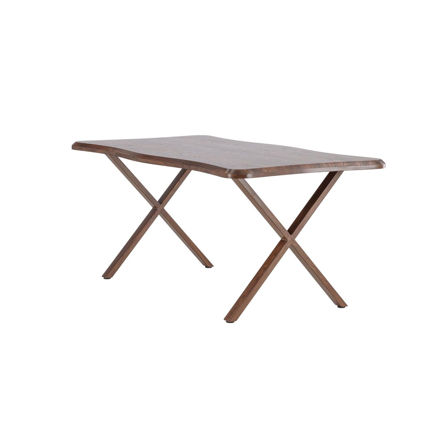 Esstisch Fiona 180*90cm - Braun-Essgruppe Rechteckig-Venture Home-le canapé