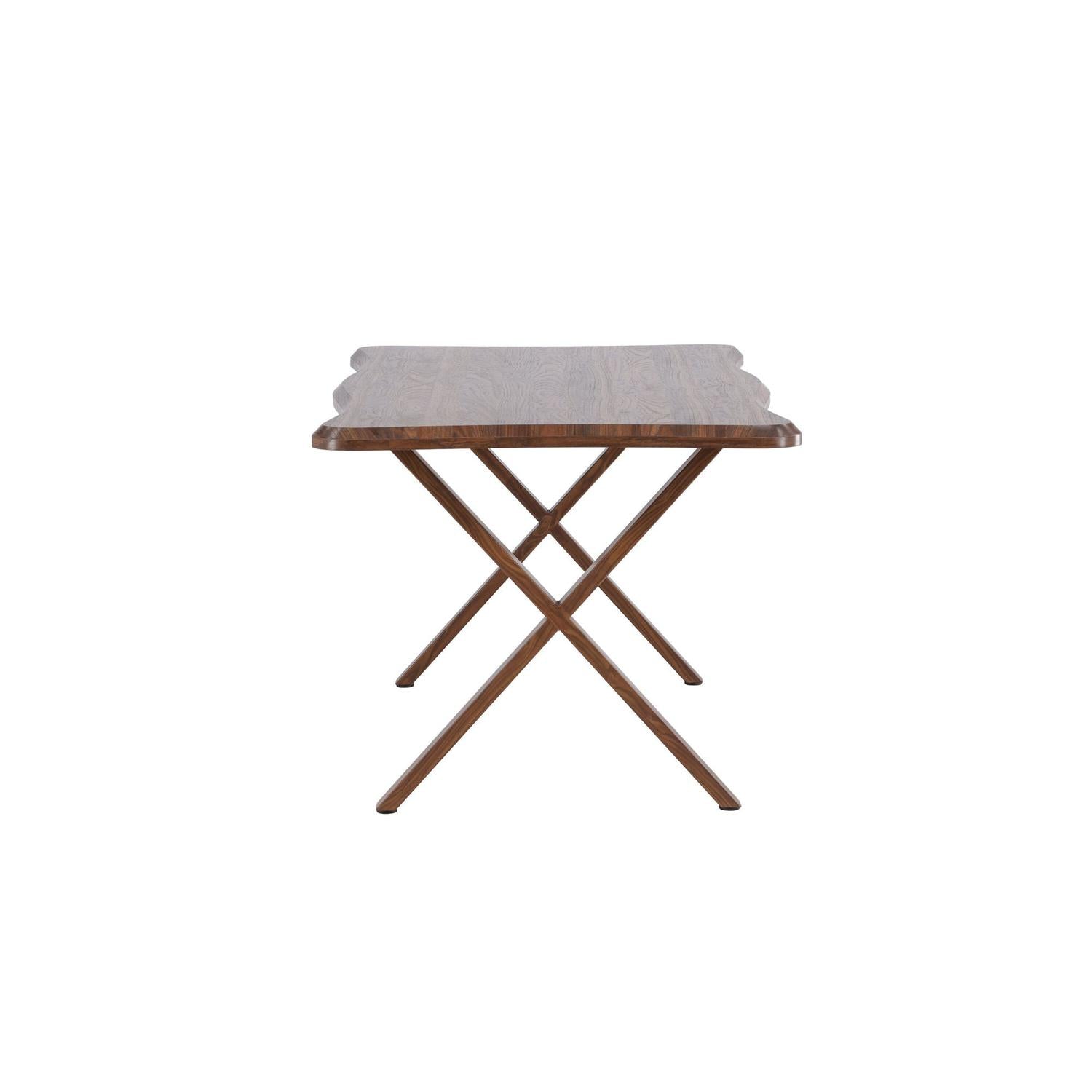Esstisch Fiona 180*90cm - Braun-Essgruppe Rechteckig-Venture Home-le canapé