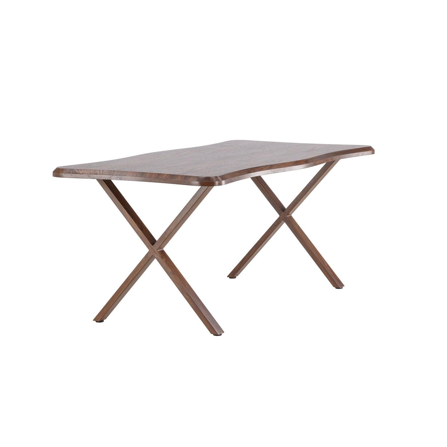 Esstisch Fiona 180*90cm - Braun-Essgruppe Rechteckig-Venture Home-le canapé