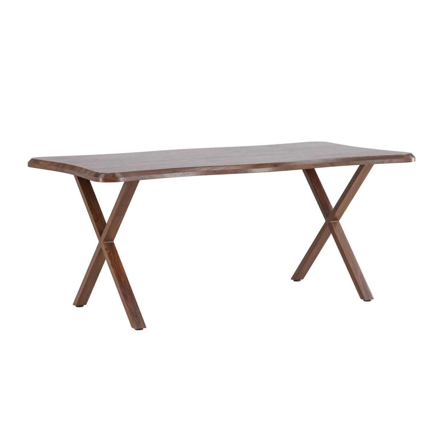Esstisch Fiona 180*90cm - Braun-Essgruppe Rechteckig-Venture Home-le canapé