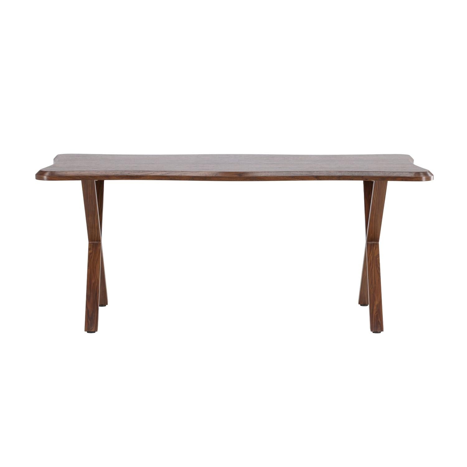 Esstisch Fiona 180*90cm - Braun-Essgruppe Rechteckig-Venture Home-le canapé