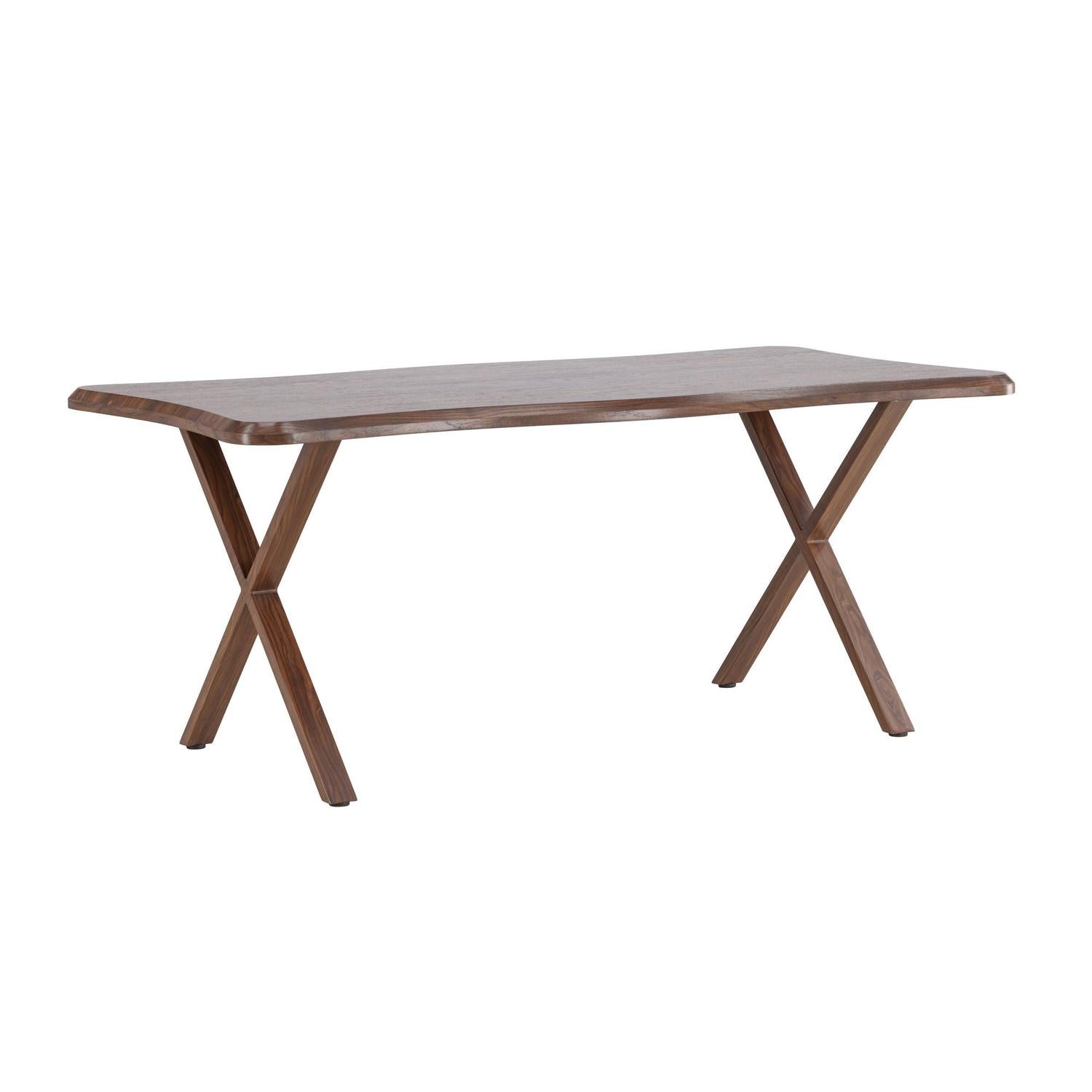 Esstisch Fiona 180*90cm - Braun-Essgruppe Rechteckig-Venture Home-le canapé