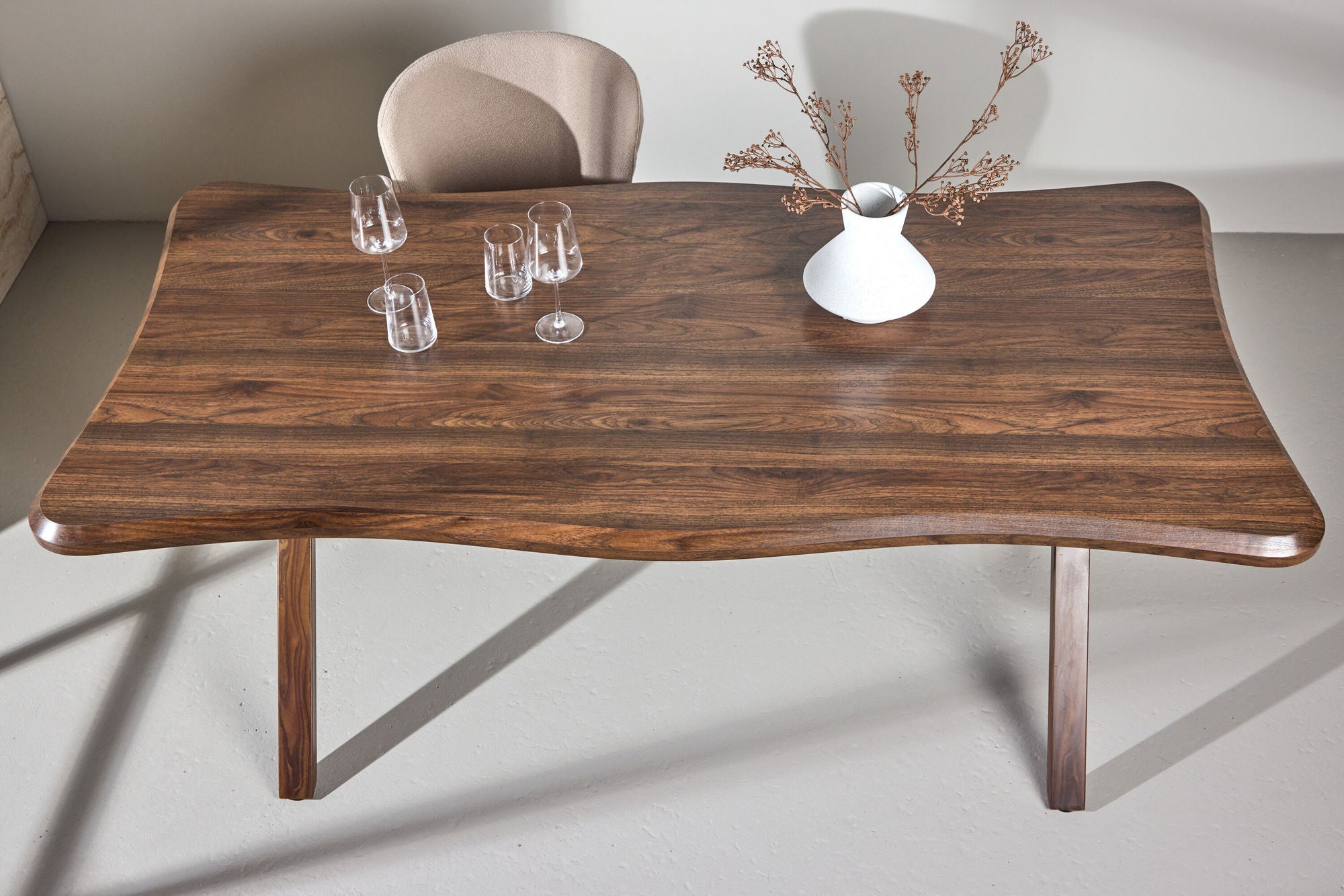 Esstisch Fiona 180*90cm - Braun Mocha-Esstische Rechteckig-Venture Home-le canapé