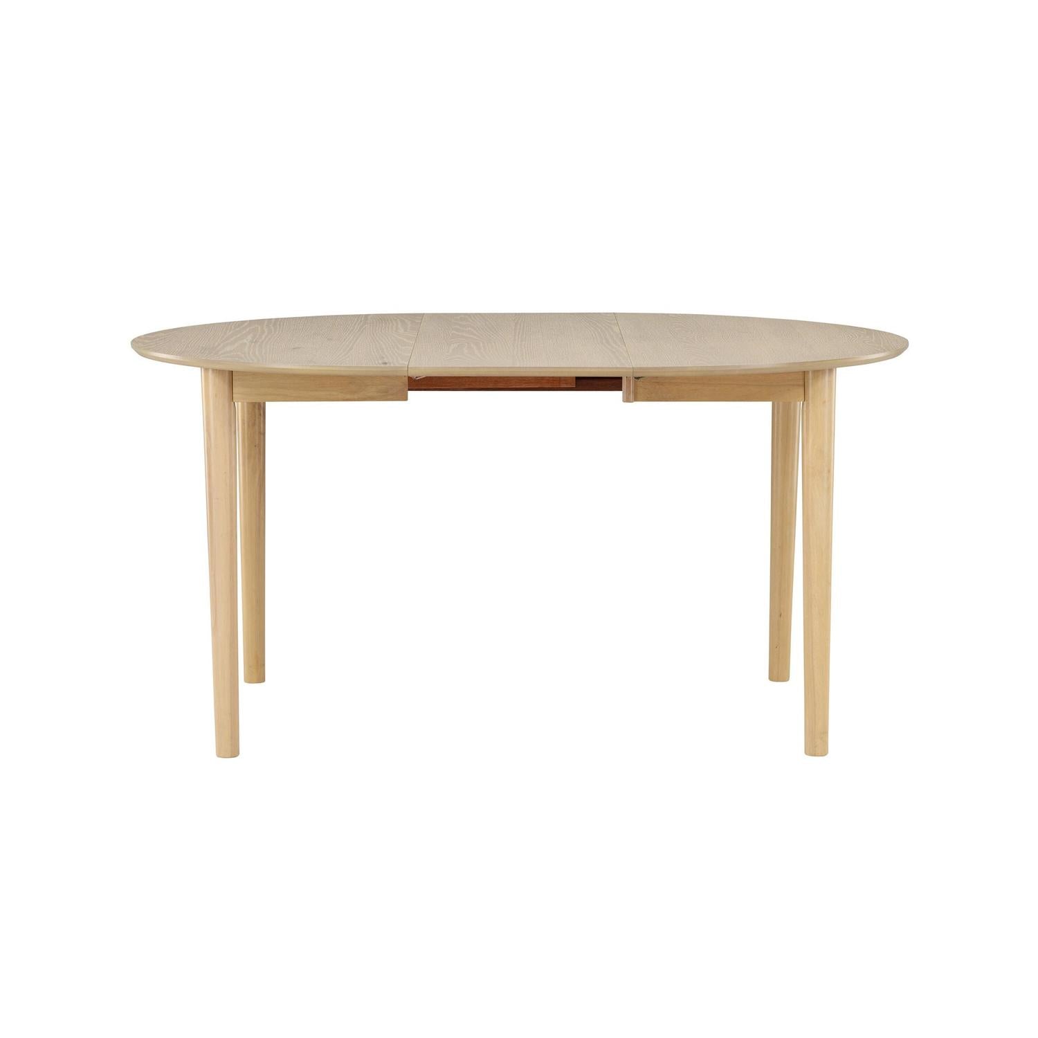 Esstisch Gilda ausziehbar Ø110-150cm - Cremeweiß-Esstische ausziehbar-Venture Home-le canapé