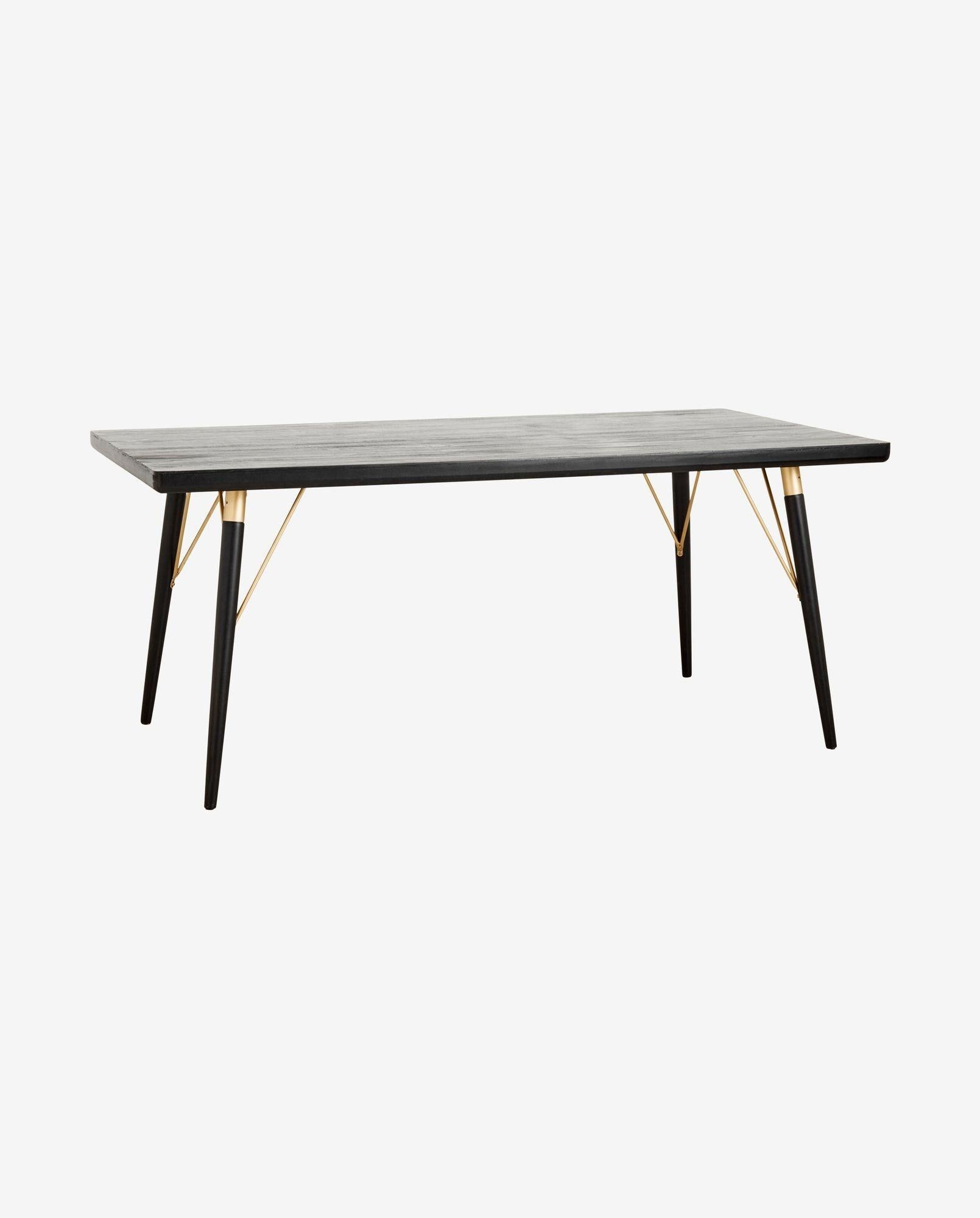 Esstisch Gloria 180cm - Schwarz-Esstische Rechteckig-Nordal A/S-le canapé