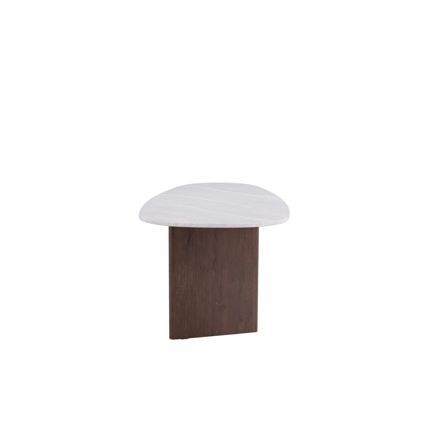 Esstisch Grönvik Oval 180*90cm - Mokka & Betonoptik-Esstische Oval-Venture Home-le canapé
