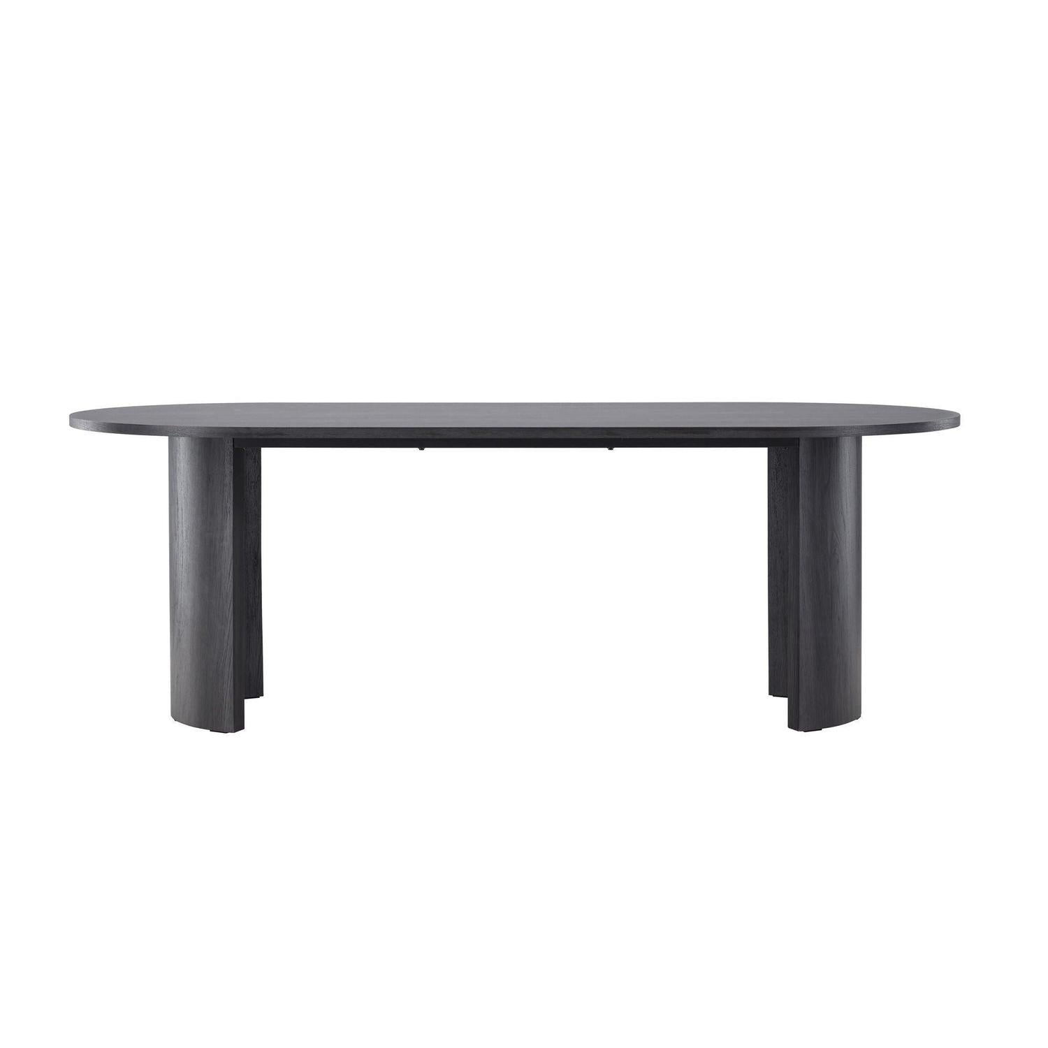 Esstisch Grundsund 220*100cm - Schwarz-Esstische Oval-Vind-le canapé
