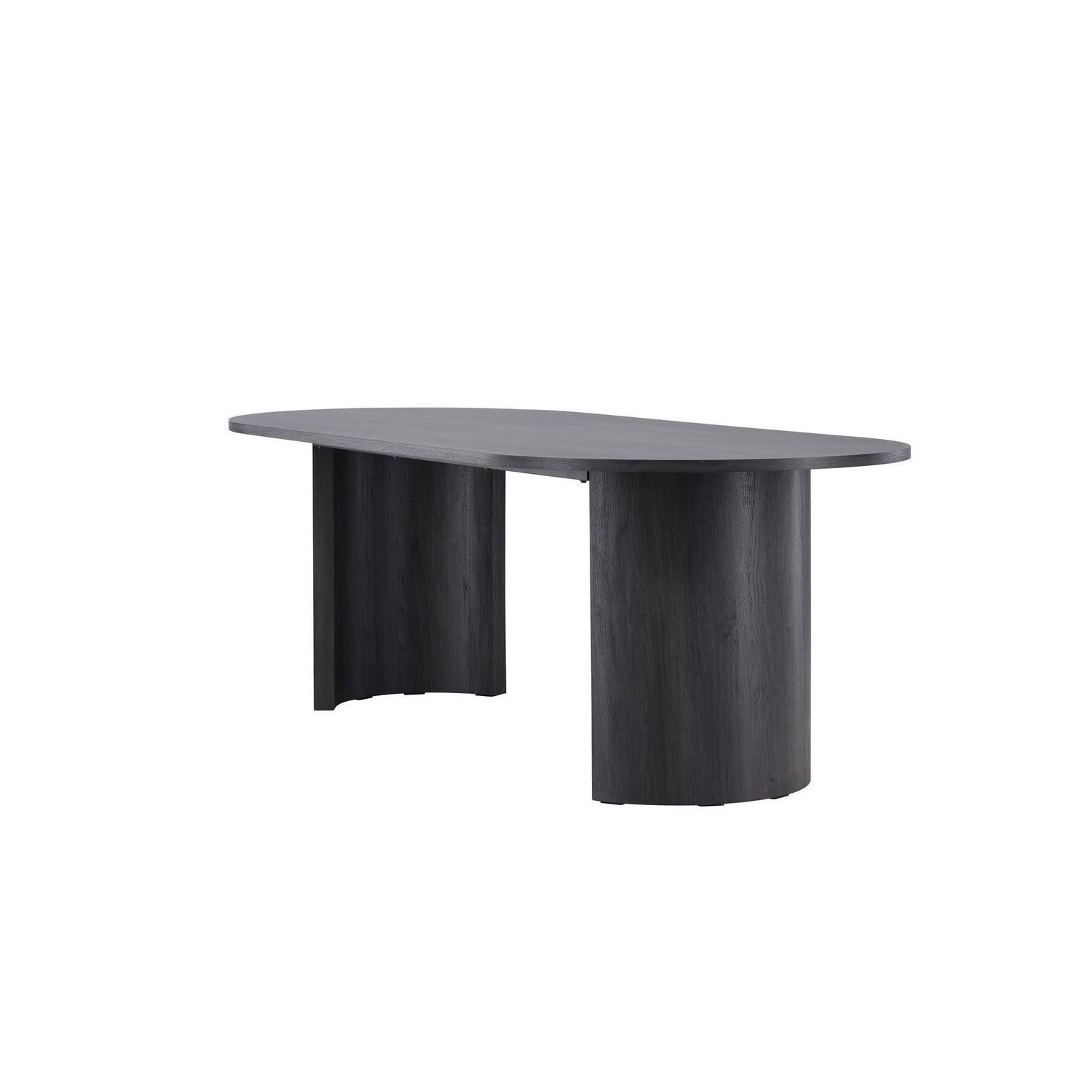 Esstisch Grundsund 220*100cm - Schwarz-Esstische Oval-Vind-le canapé