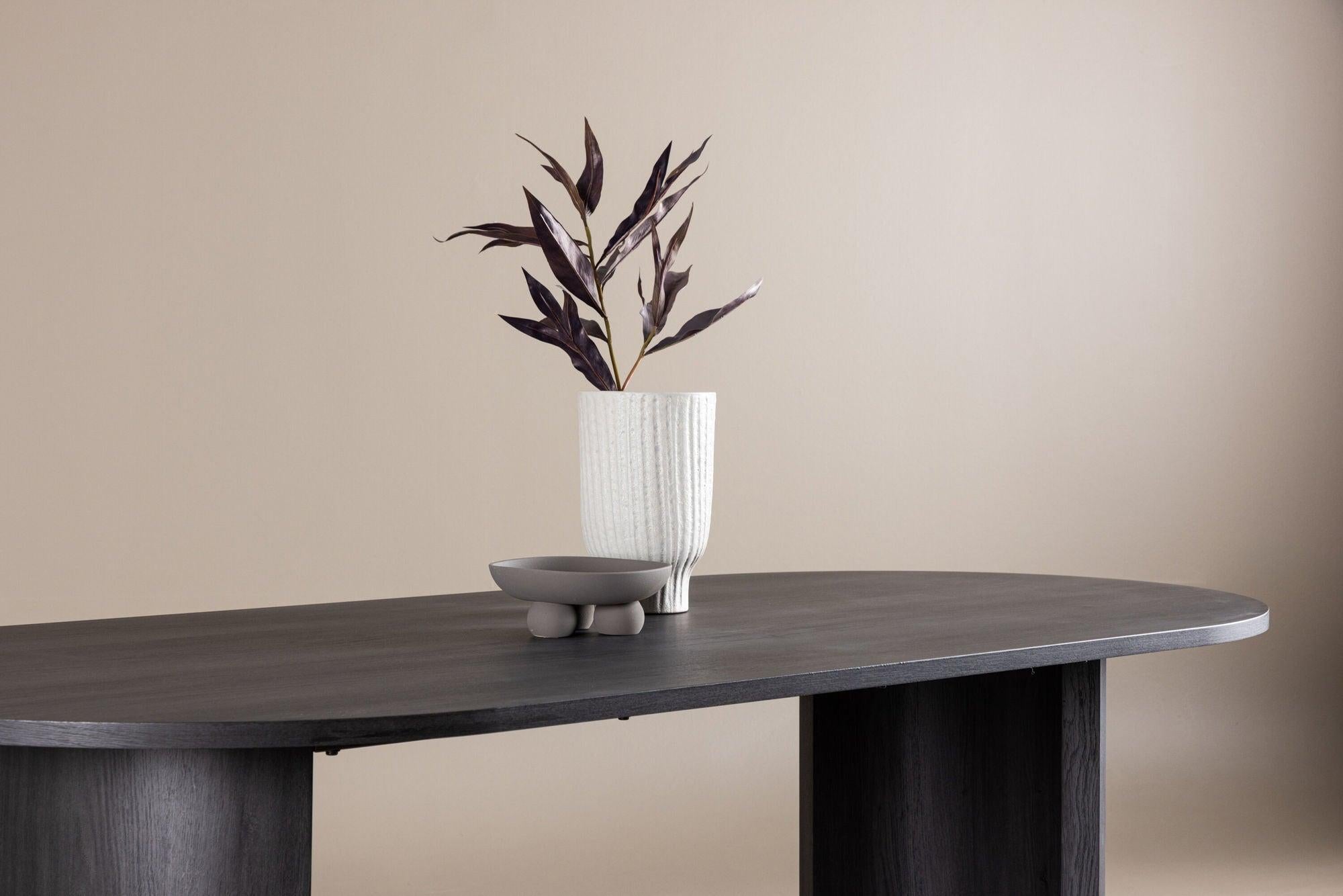 Esstisch Grundsund 220*100cm - Schwarz-Esstische Oval-Vind-le canapé
