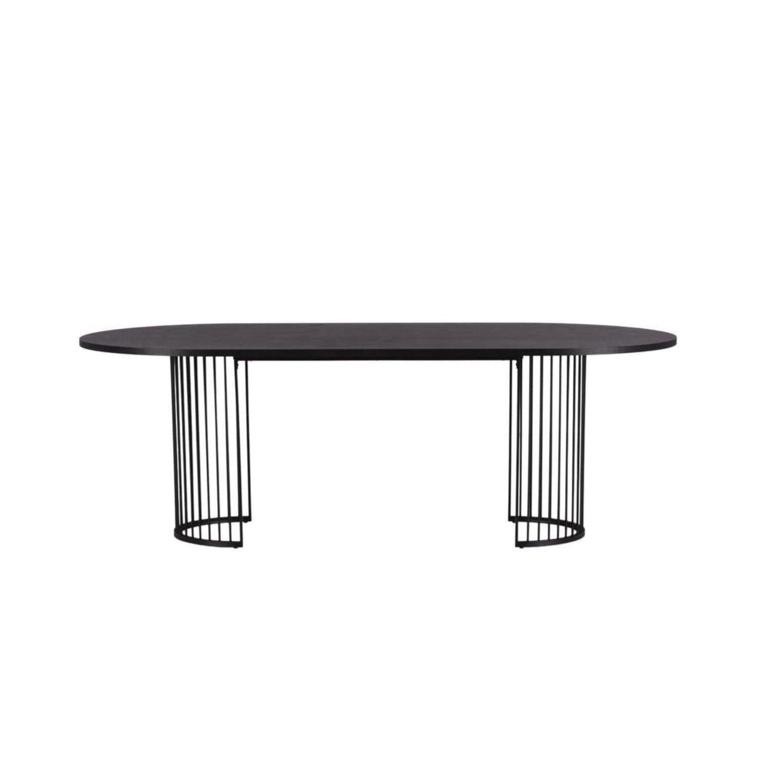 Esstisch Hamneskär 220cm - Schwarz-Esstische Oval-Vind-le canapé
