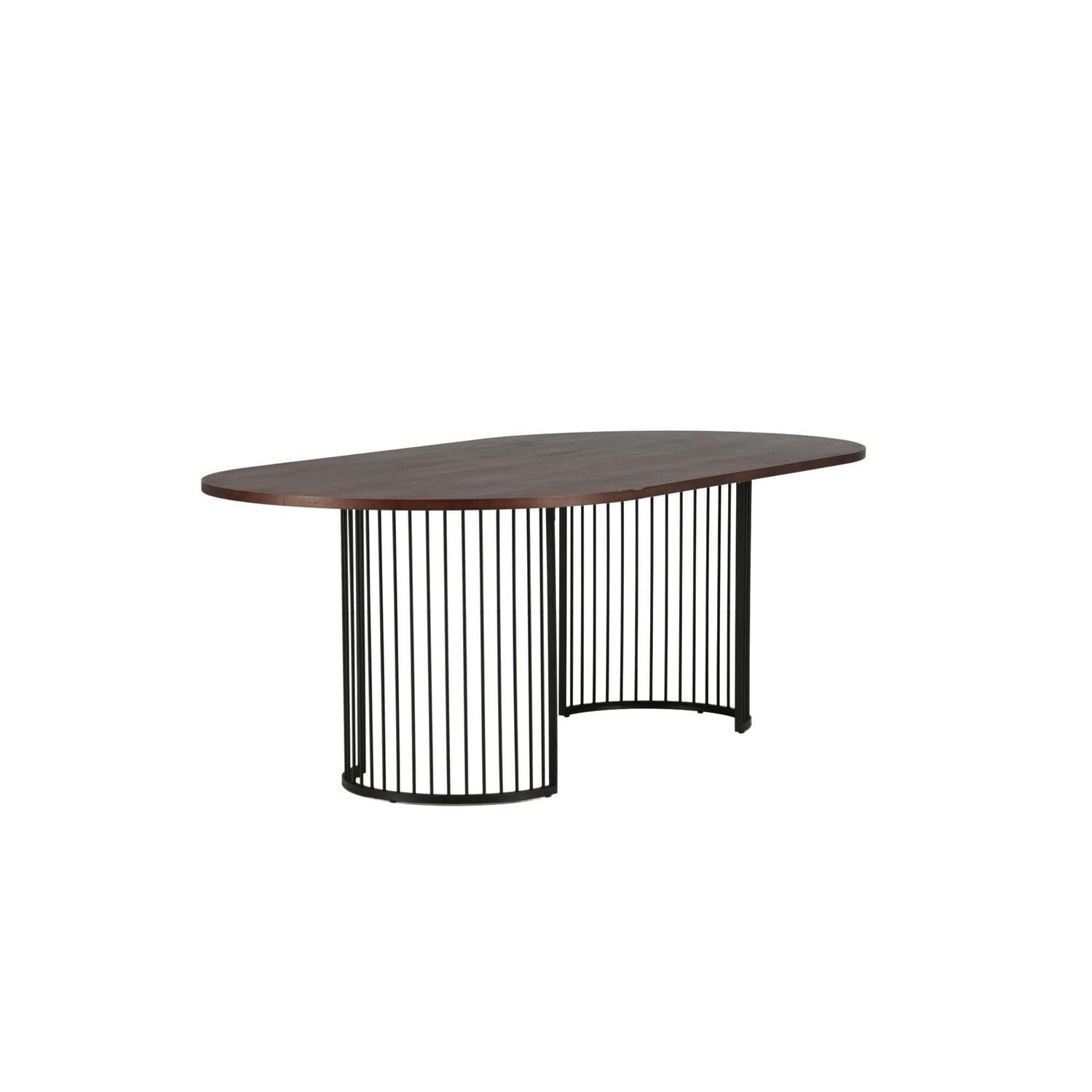 Esstisch Hamneskär 220cm - Walnuß-Esstisch Oval-Vind-le canapé
