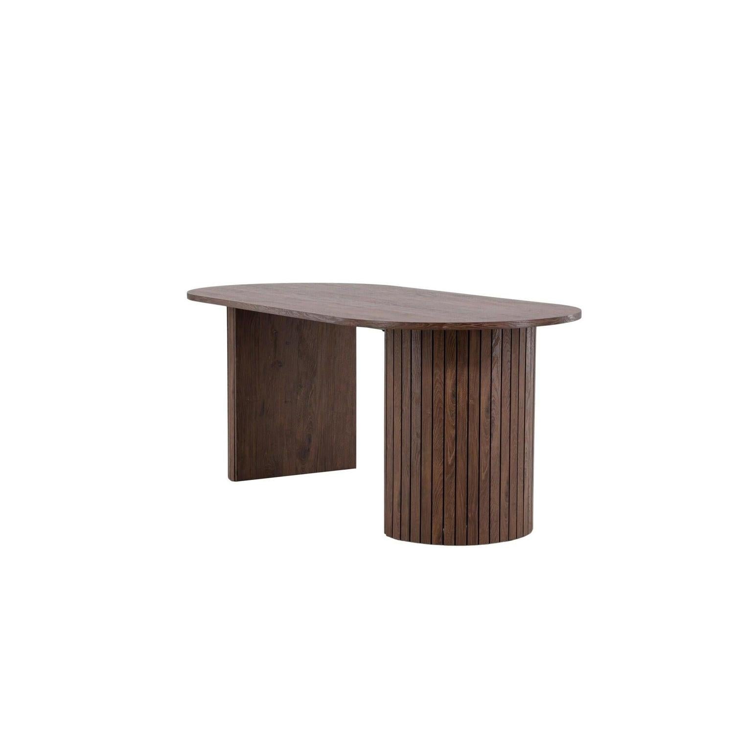 Esstisch Härön 200*90cm - Mokka-Esstisch Oval-Venture Home-le canapé