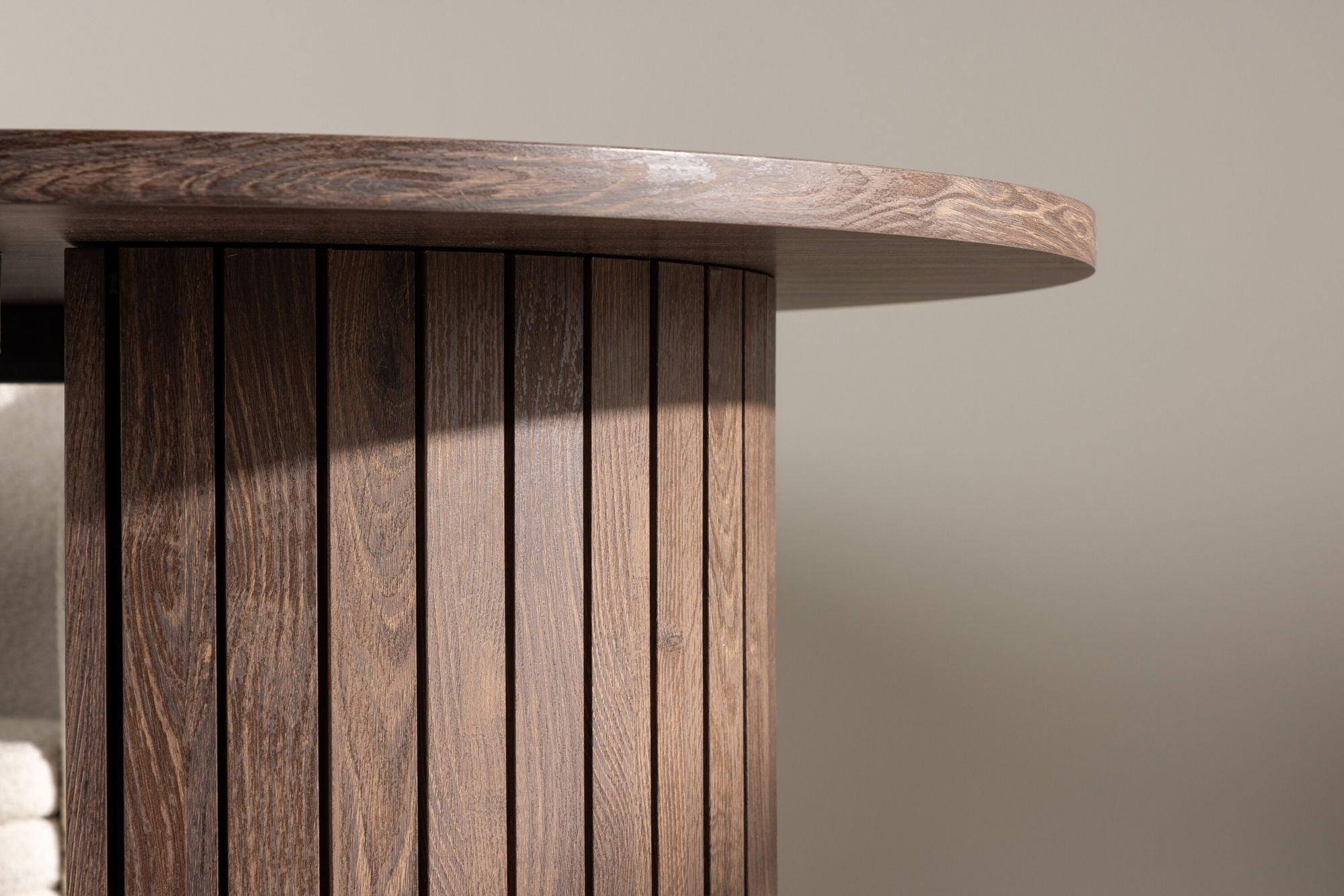 Esstisch Härön 200*90cm - Mokka-Esstisch Oval-Venture Home-le canapé