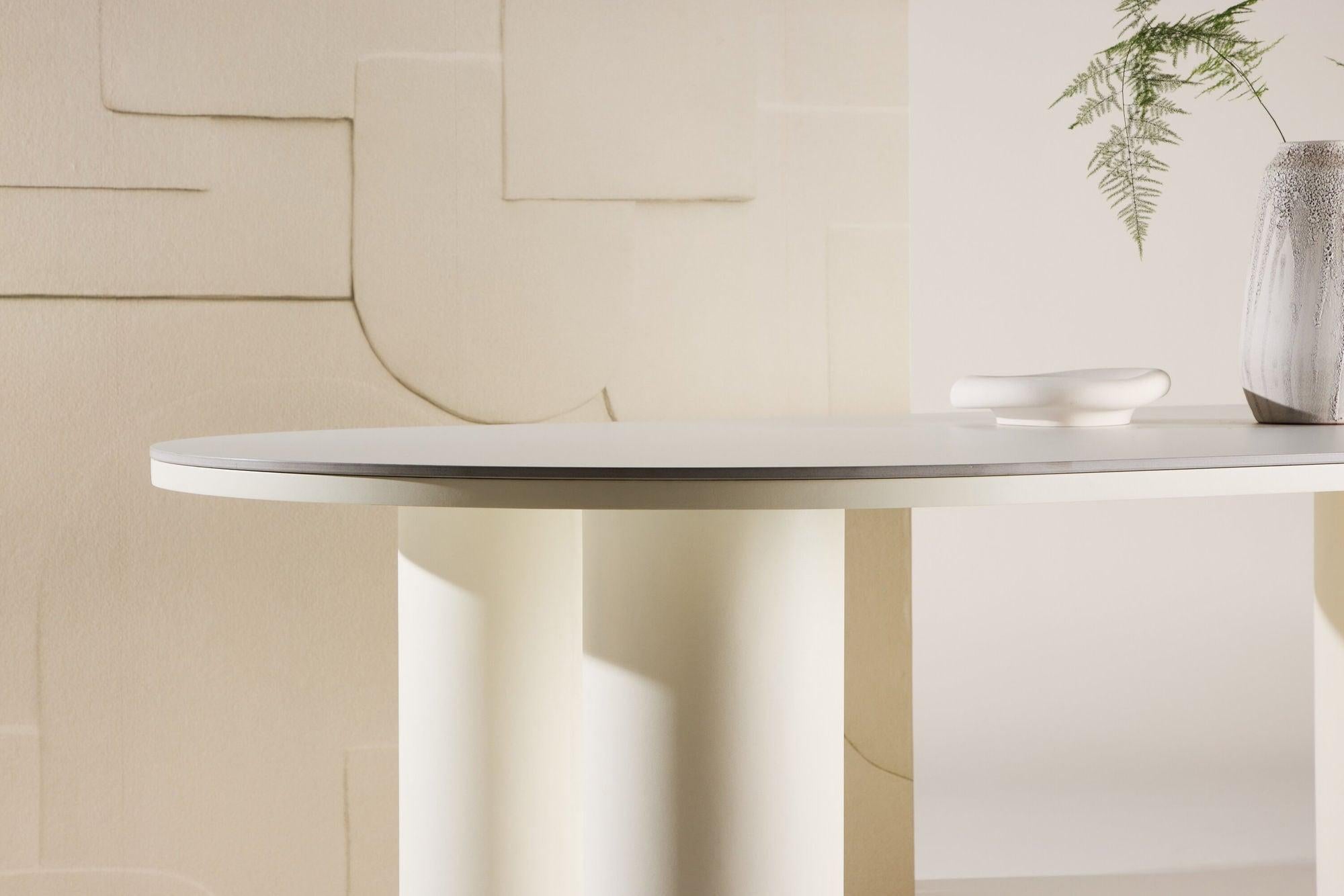 Esstisch Havstenssund Oval 220*110cm - Sinterstein Optik-Esstische Oval-Vind-le canapé