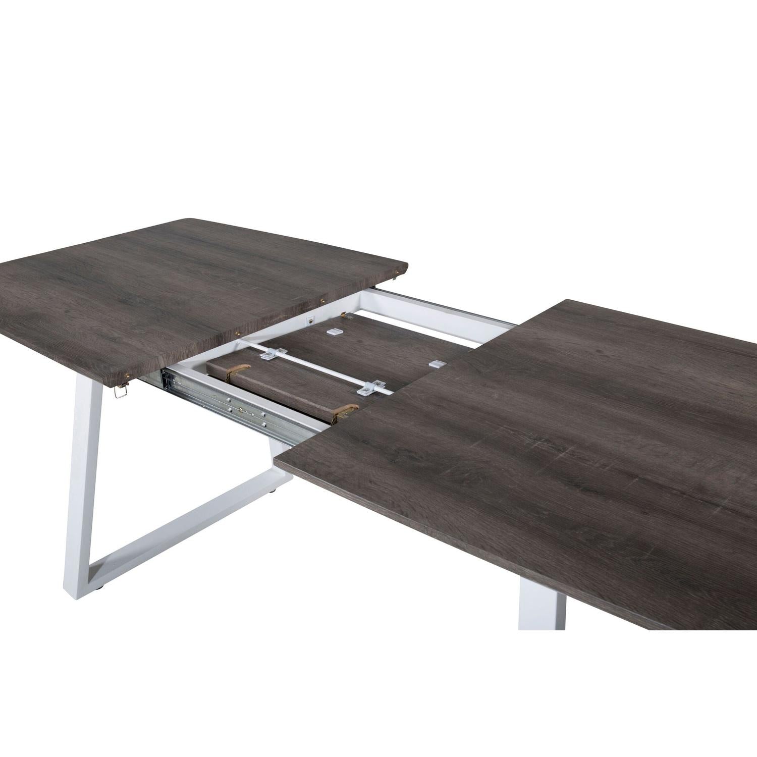 Esstisch Inca ausziehbar 160-200cm - Eiche Grau-Esstisch ausziehbar-Venture Home-le canapé