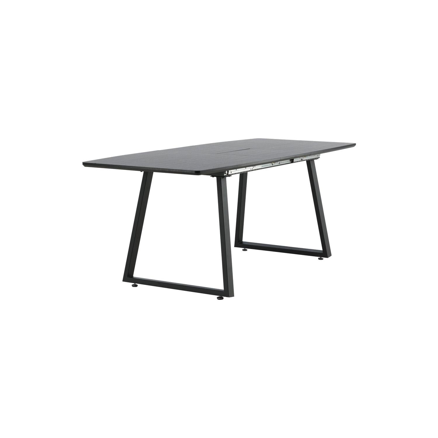 Esstisch Inca ausziehbar 160-200cm - Eiche Schwarz-Esstische ausziehbar-Venture Home-le canapé