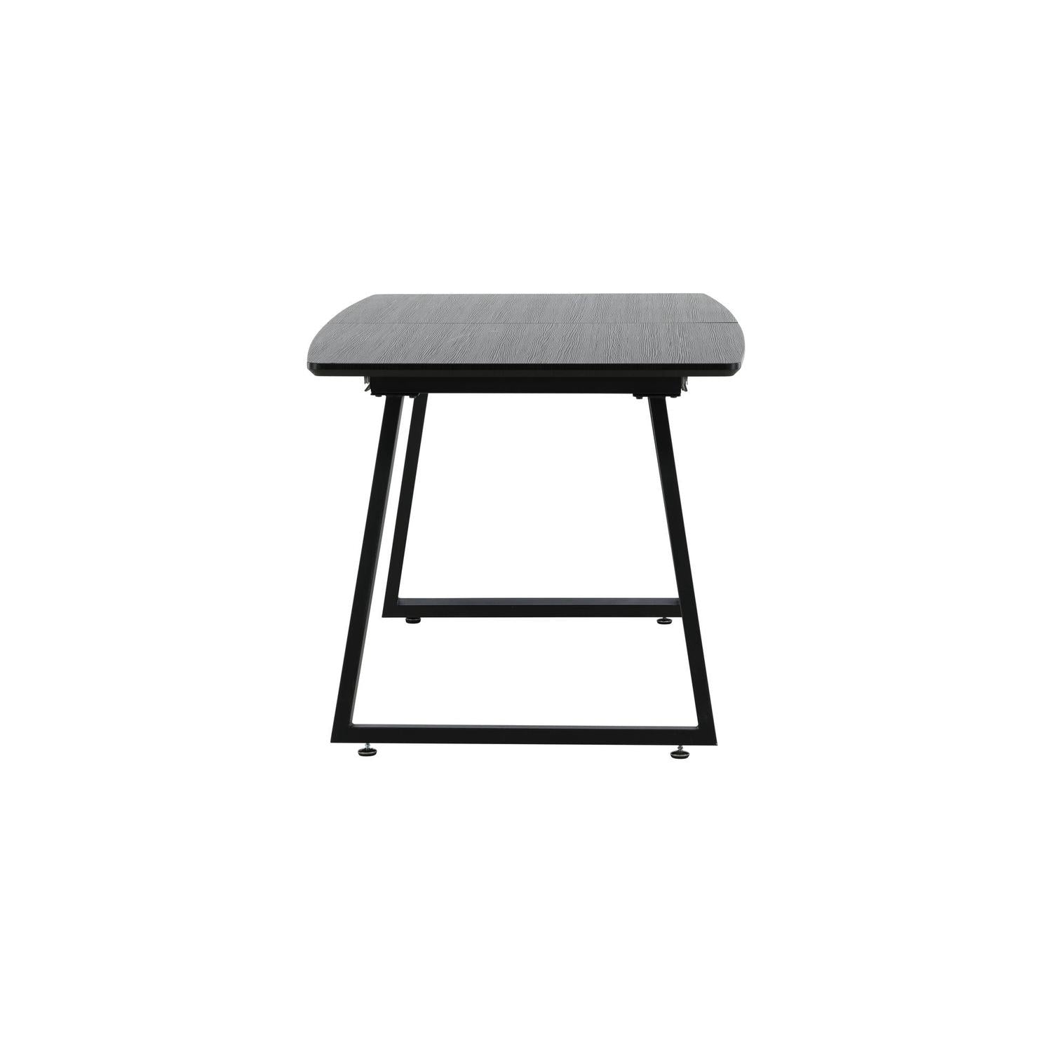 Esstisch Inca ausziehbar 160-200cm - Eiche Schwarz-Esstische ausziehbar-Venture Home-le canapé