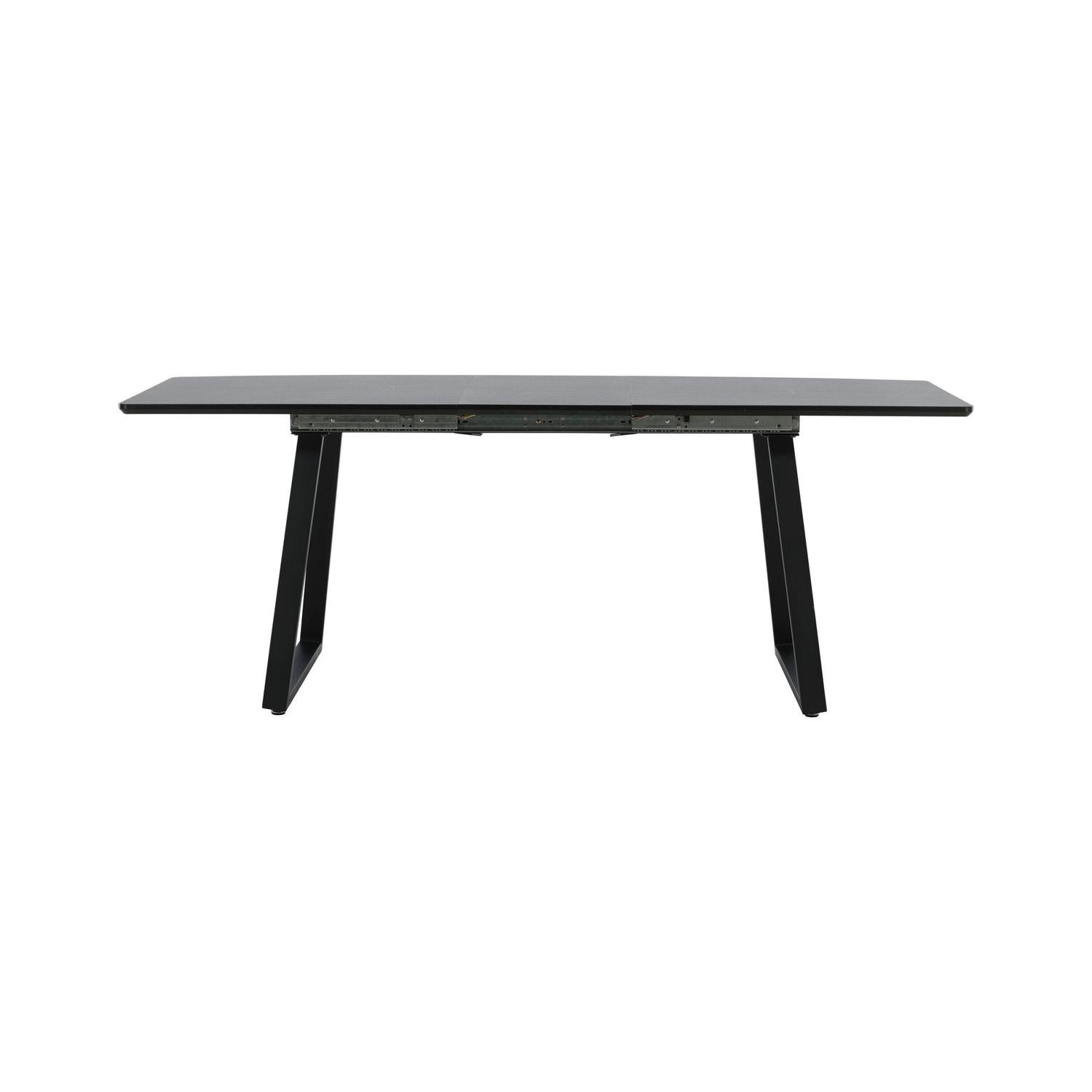Esstisch Inca ausziehbar 160-200cm - Eiche Schwarz-Esstische ausziehbar-Venture Home-le canapé