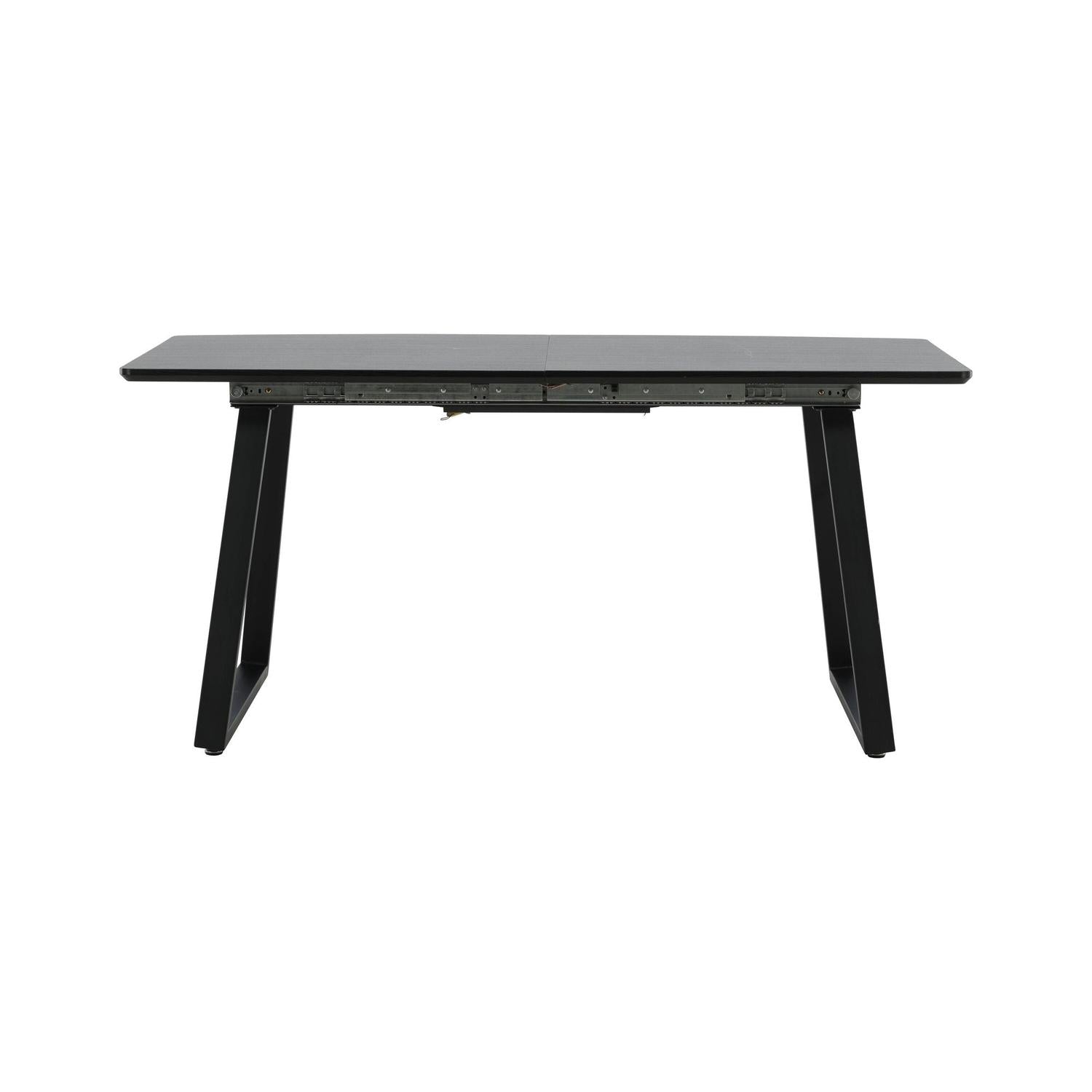 Esstisch Inca ausziehbar 160-200cm - Eiche Schwarz-Esstische ausziehbar-Venture Home-le canapé
