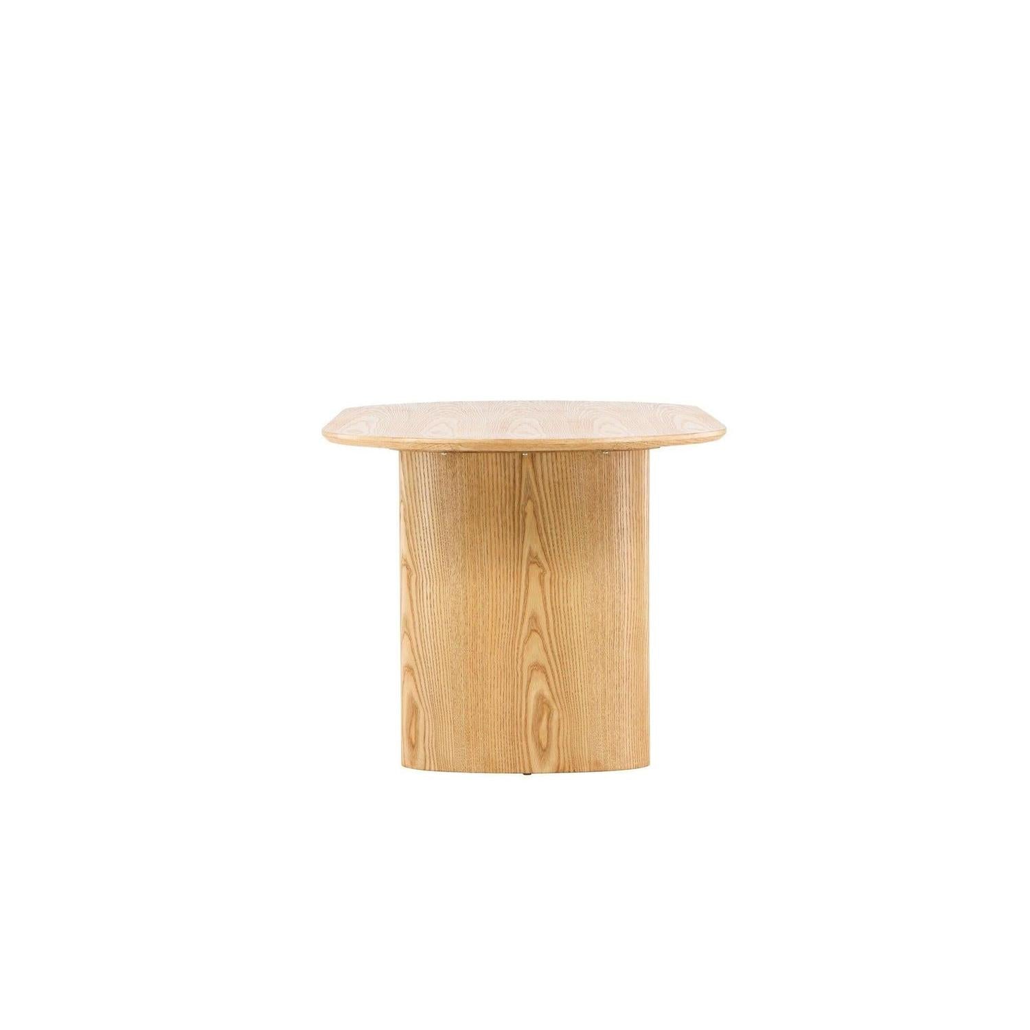 Esstisch Isolde 180*90cm - Hellbraun-Esstische Oval-Venture Home-le canapé