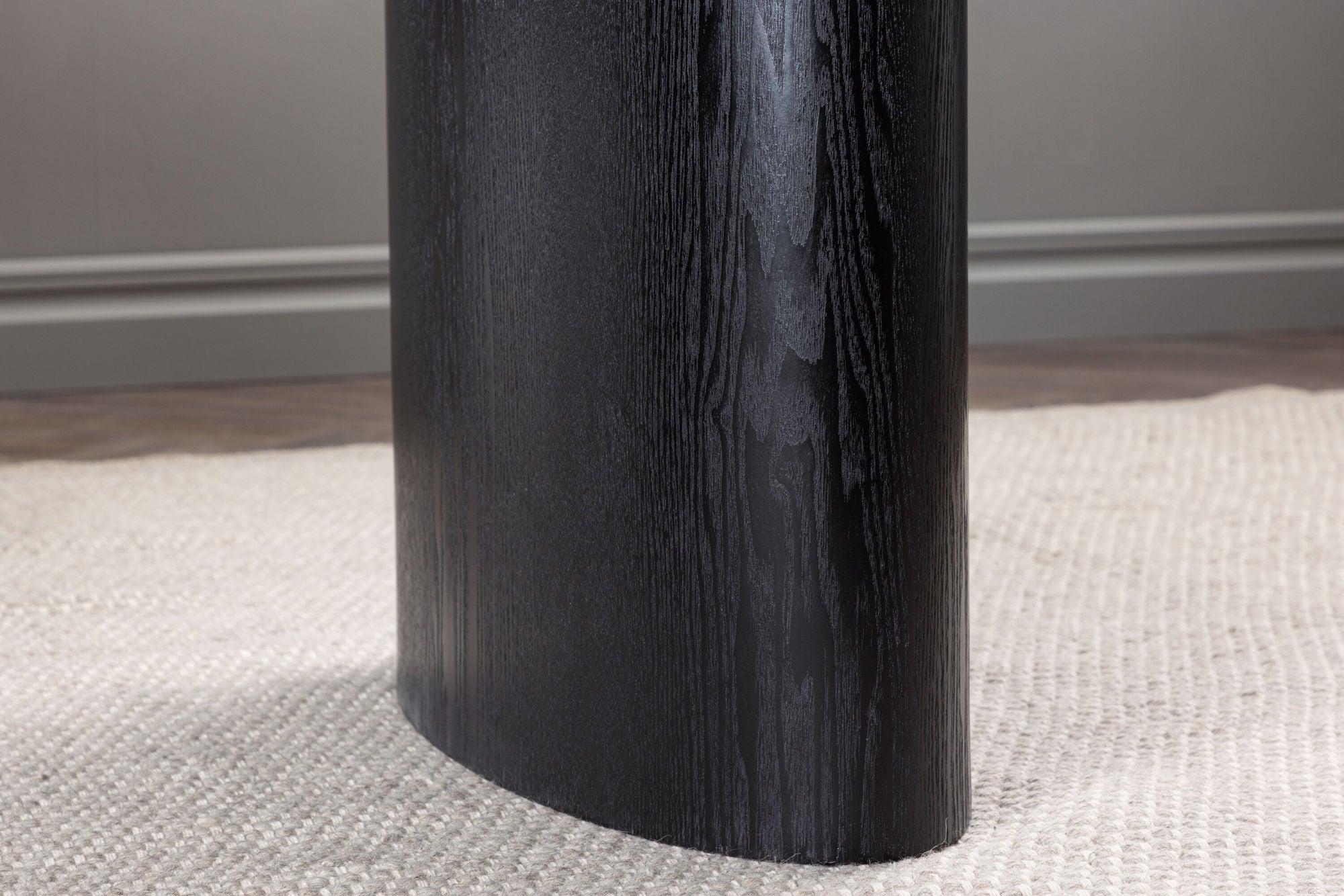 Esstisch Isolde 180*90cm - Schwarz-Esstische Oval-Venture Home-le canapé