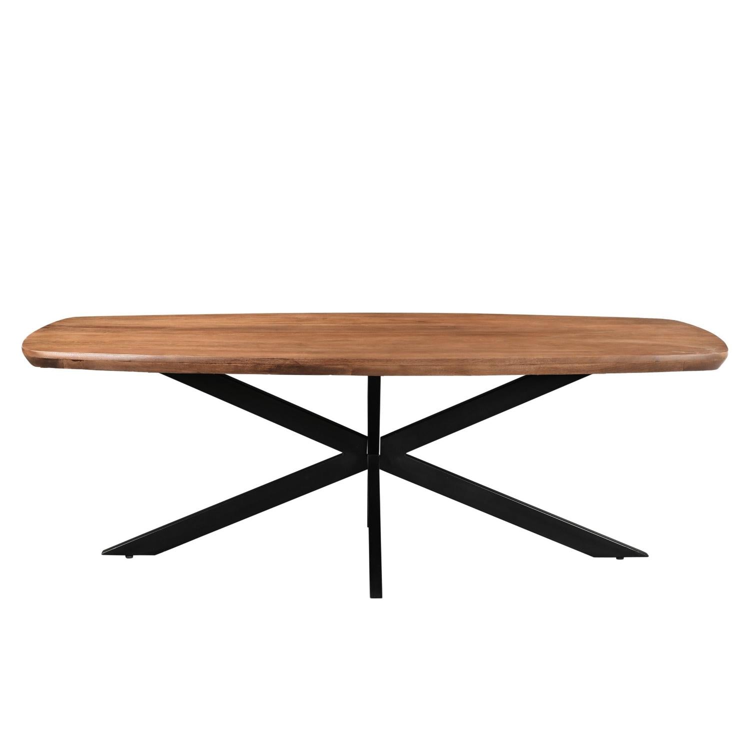 Esstisch Jesper Oval 180*90cm - Braun-Esstische Oval-Livingfurn-le canapé